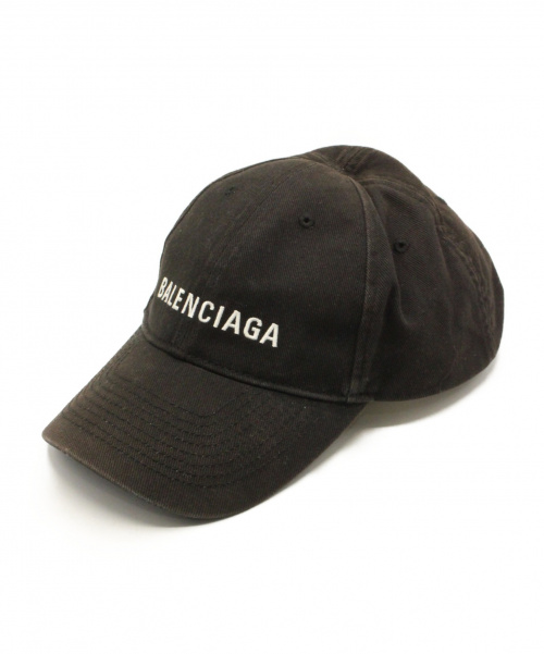 中古・古着通販】BALENCIAGA (バレンシアガ) 6パネルキャップ ブラック