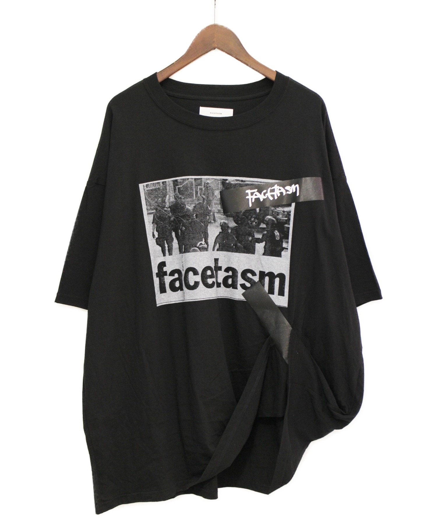 FACETASM (ファセッタズム) オーバーサイズTシャツ ブラック サイズ:5