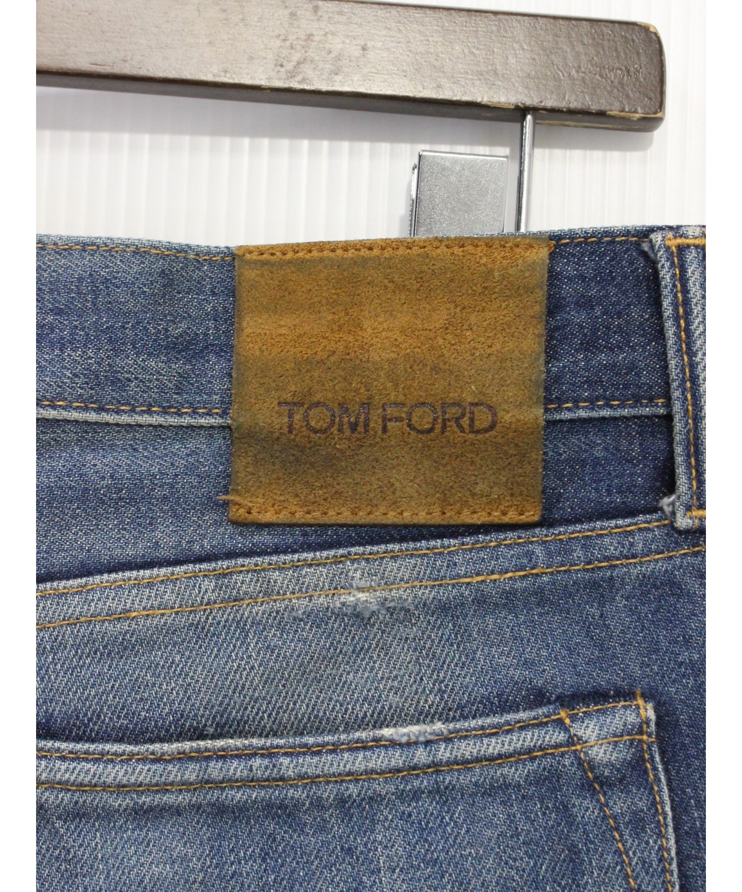 TOM FORD (トム フォード) スリムデニムパンツ ブルー サイズ:W30