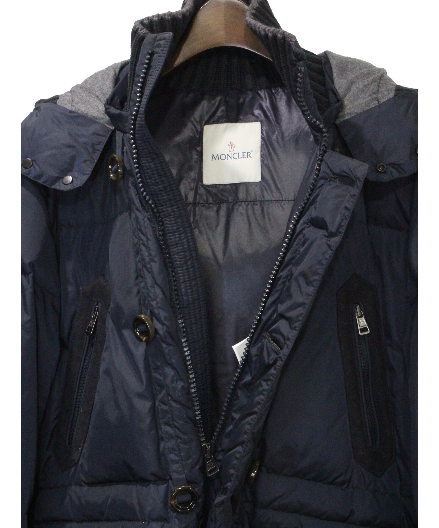 中古・古着通販】MONCLER (モンクレール) MATHIAS ネイビー サイズ:4｜ブランド・古着通販 トレファク公式【TREFAC  FASHION】スマホサイト