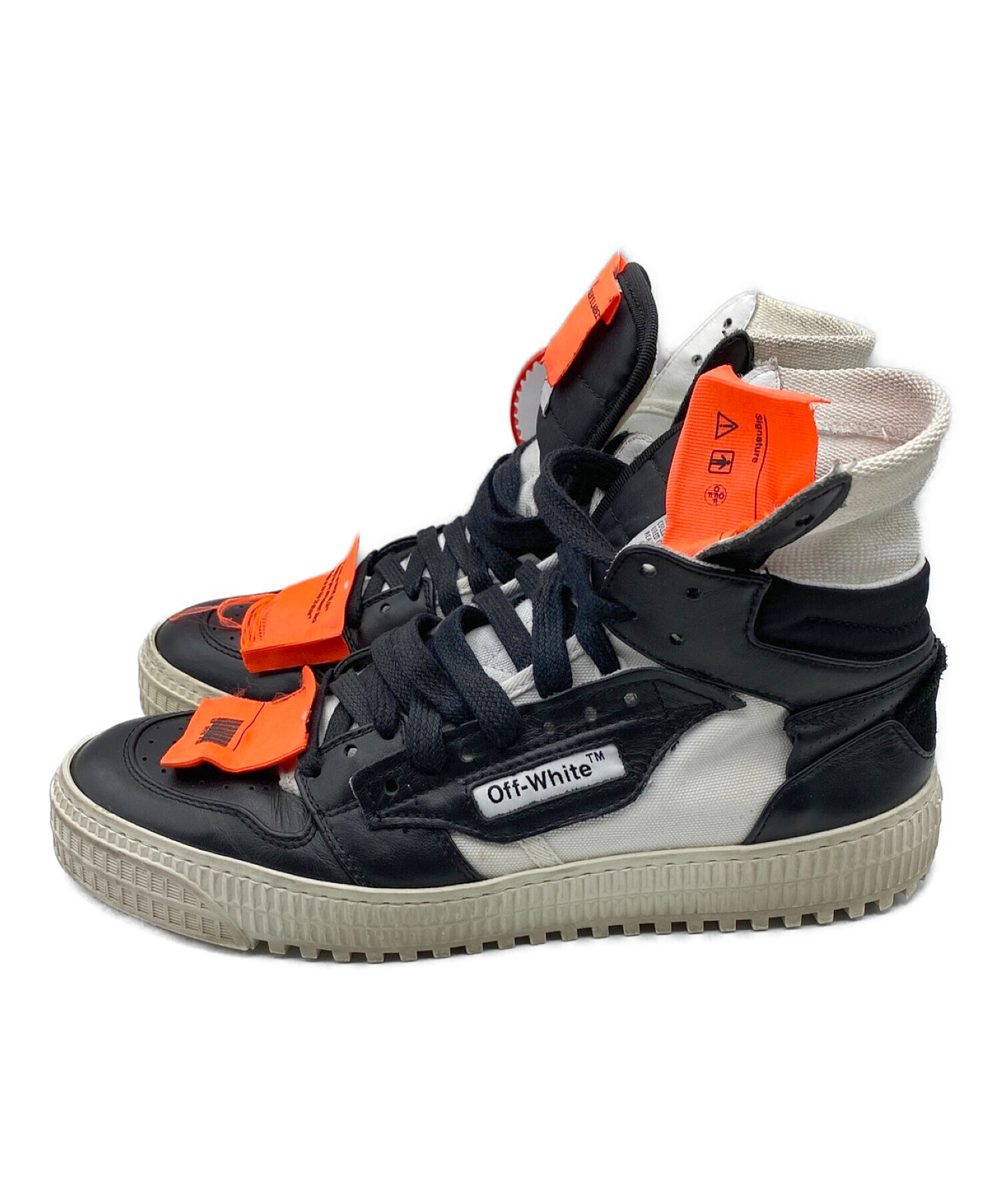 OFFWHITE (オフホワイト) LOW 3.0 ホワイト×ブラック サイズ:40