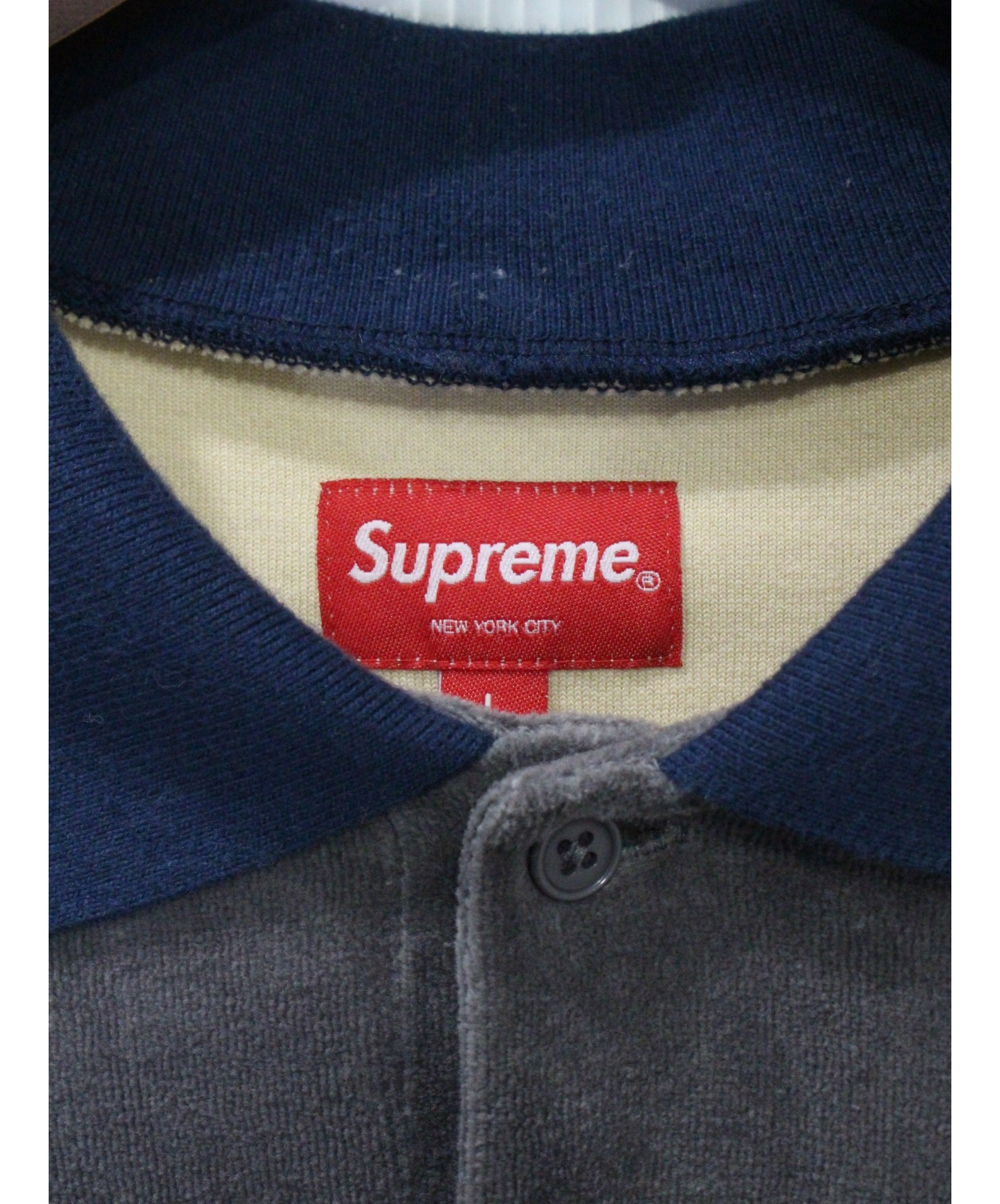 中古・古着通販】Supreme (シュプリーム) Patchwork Velour L/S Polo