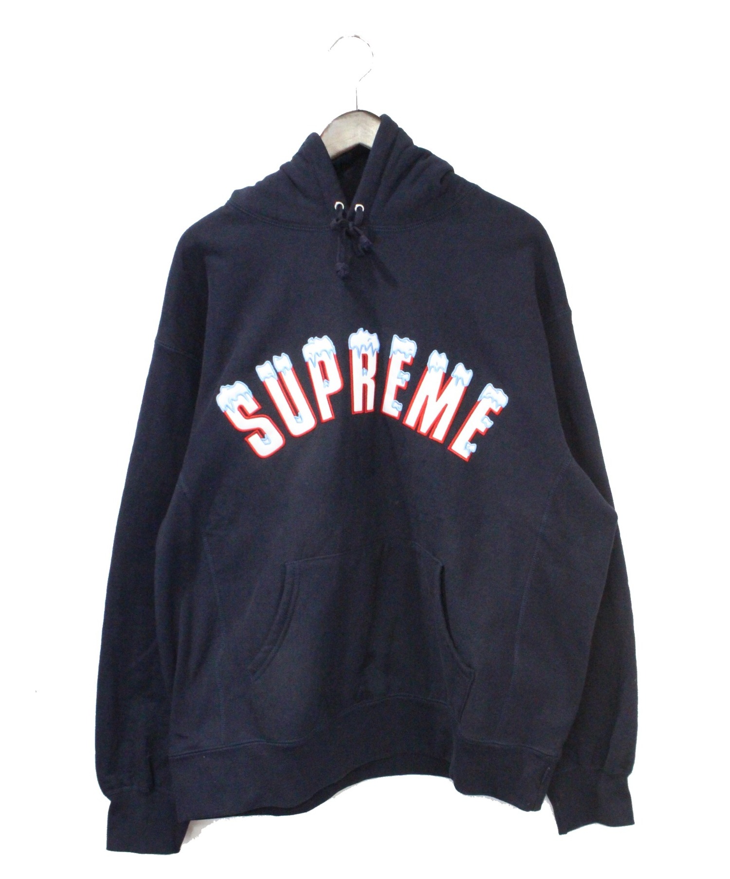 Supreme (シュプリーム) 20AW Icy Arc Hooded Sweatshirt ネイビー サイズ:XL