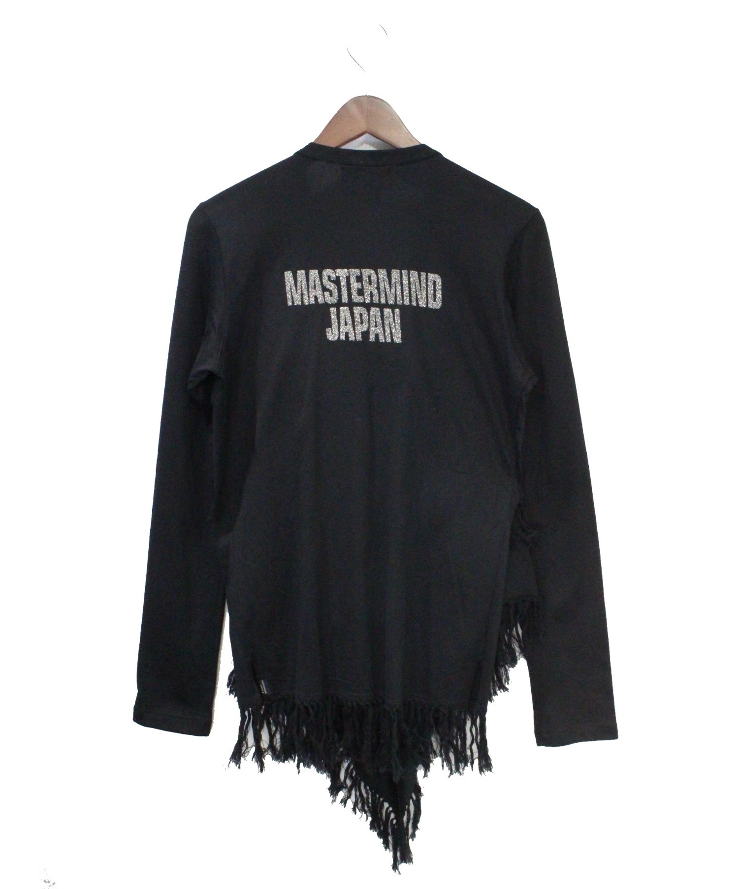 Mastermind JAPAN (マスターマインドジャパン) ストールドッキングカットソー ブラック サイズ:-