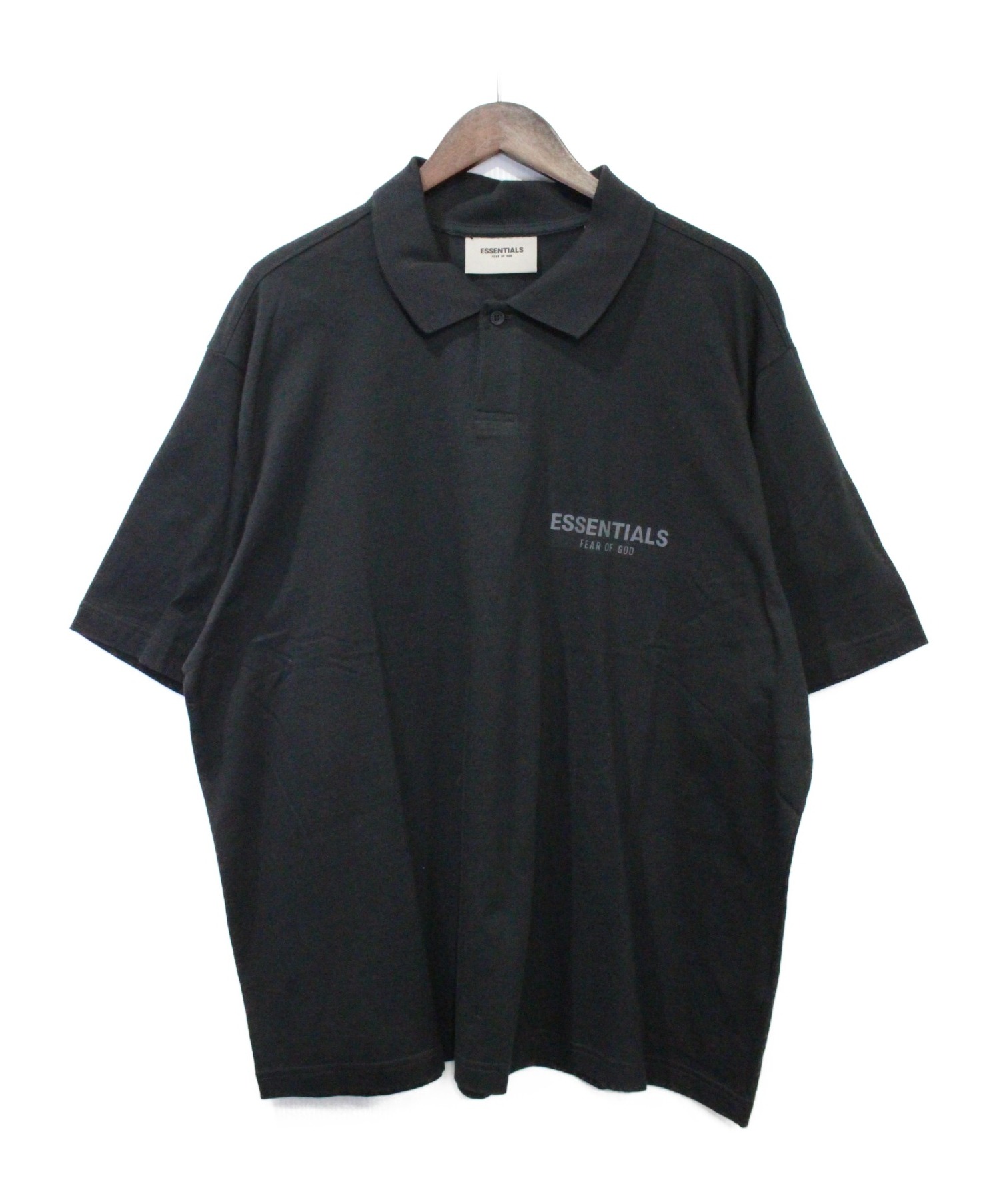 FOG essentials ブラックポロシャツユニセックス - ポロシャツ