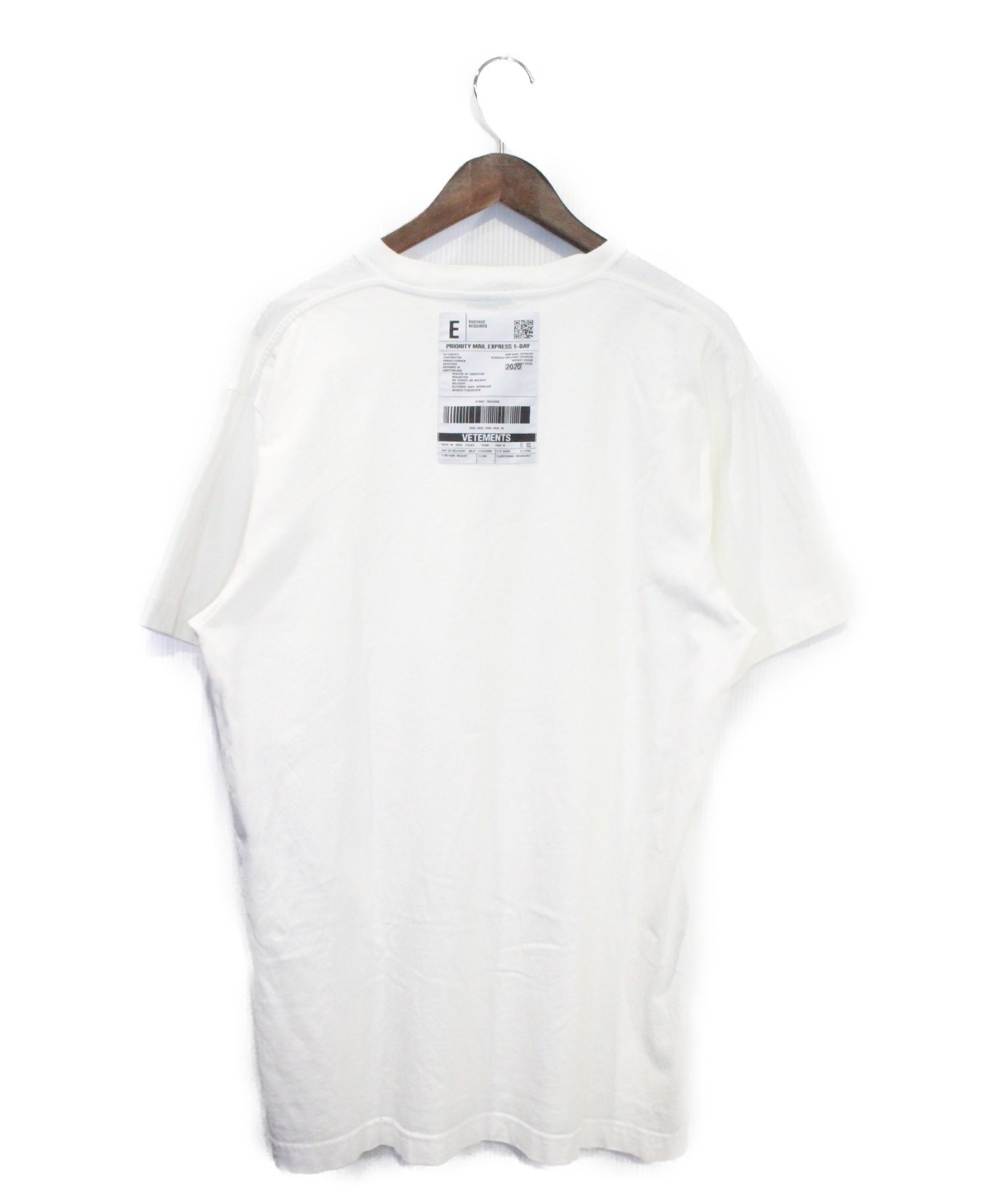 VETEMENTS (ヴェトモン) 20SS LOGO Postage T Shirt ホワイト サイズ:XS