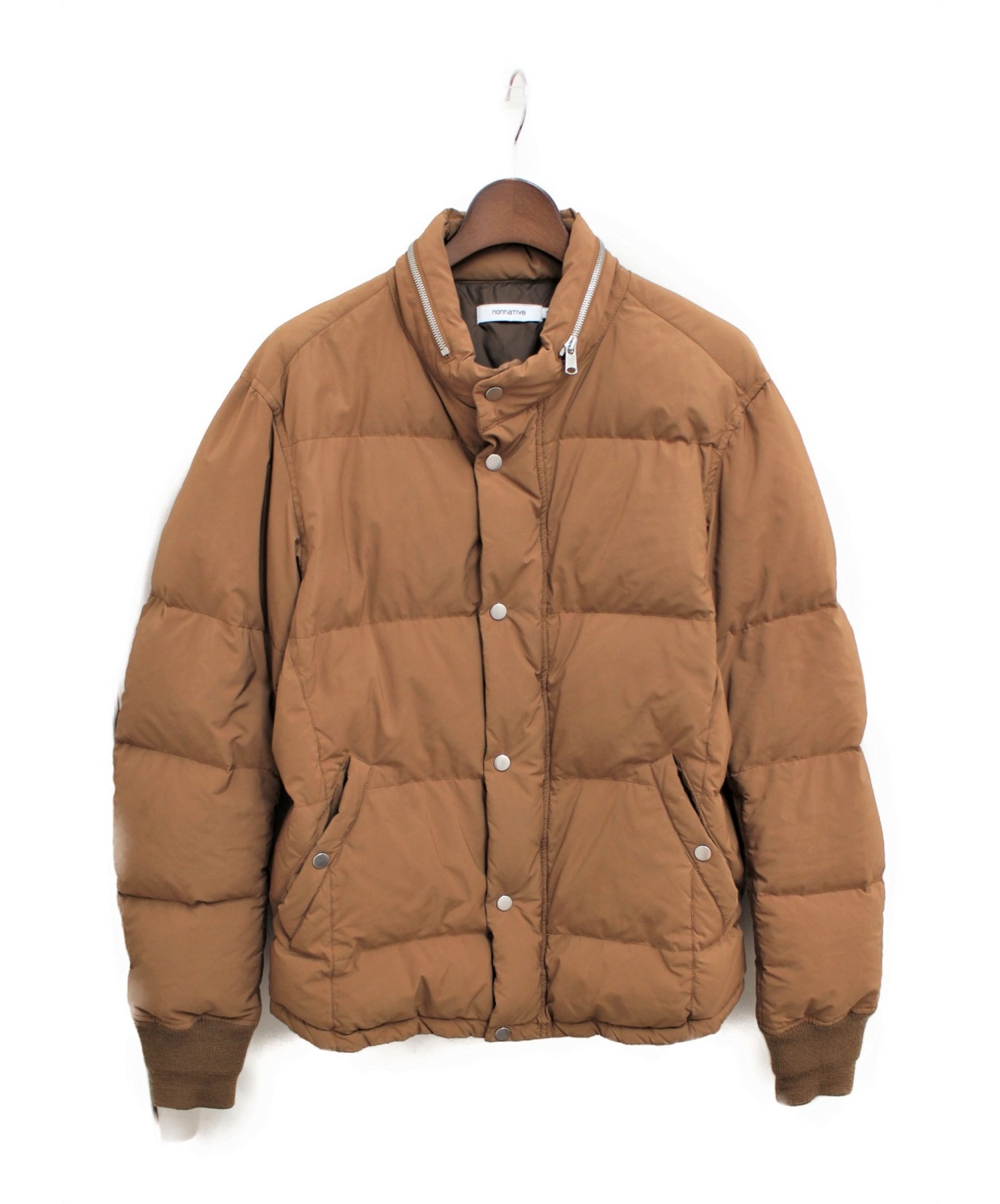 nonnative (ノンネイティブ) LABOURER DOWN JACKET PIN TWILL ブラウン サイズ:3