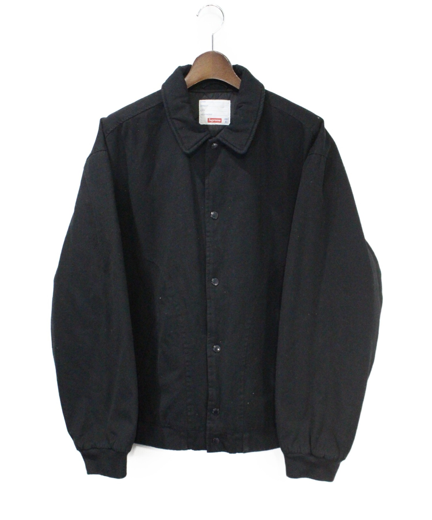 Supreme (シュプリーム) 20SS Twill Varsity Jacket ブラック サイズ:XL