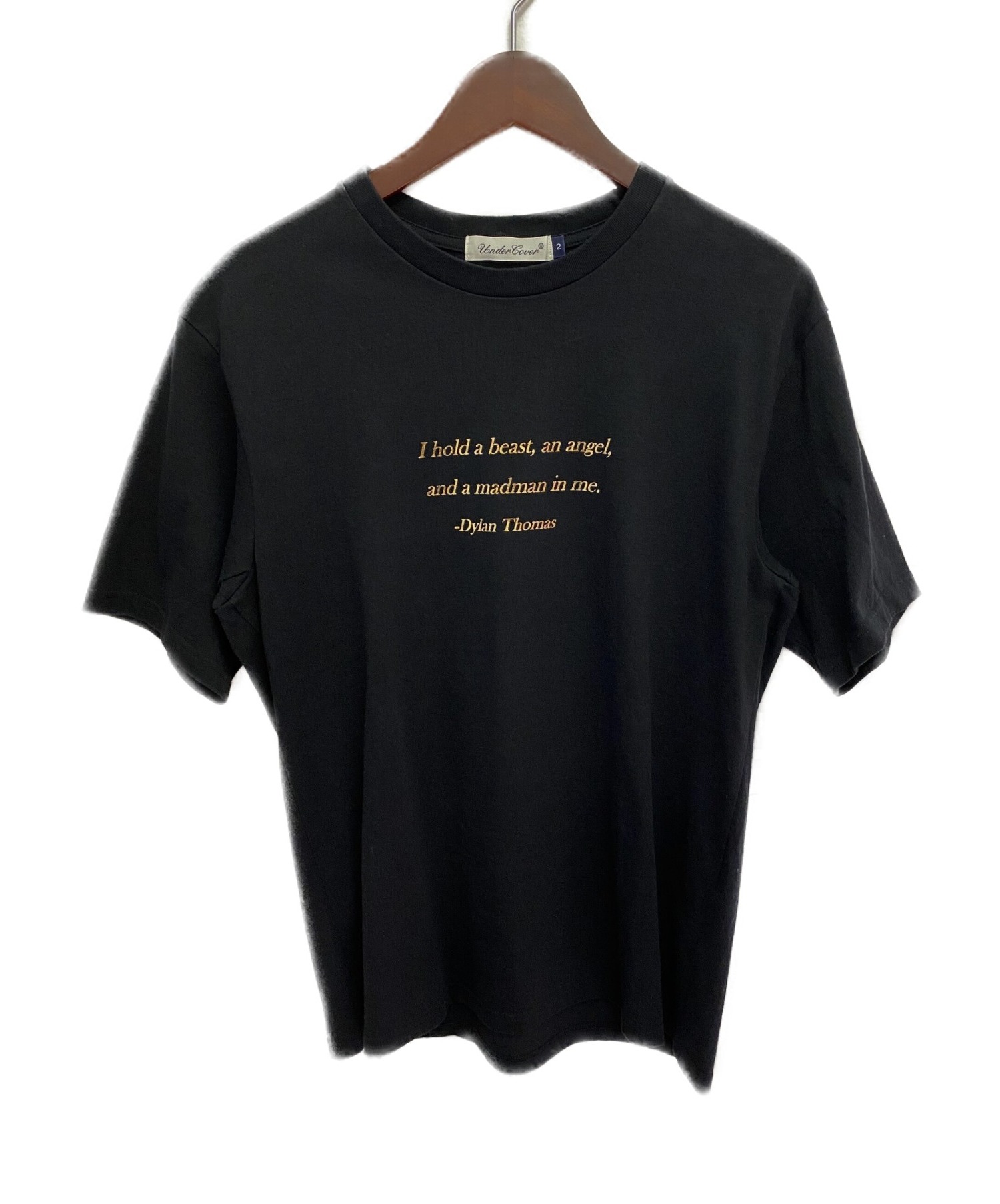 UNDERCOVER (アンダーカバー) 20SS プリントTシャツ ブラック サイズ:2