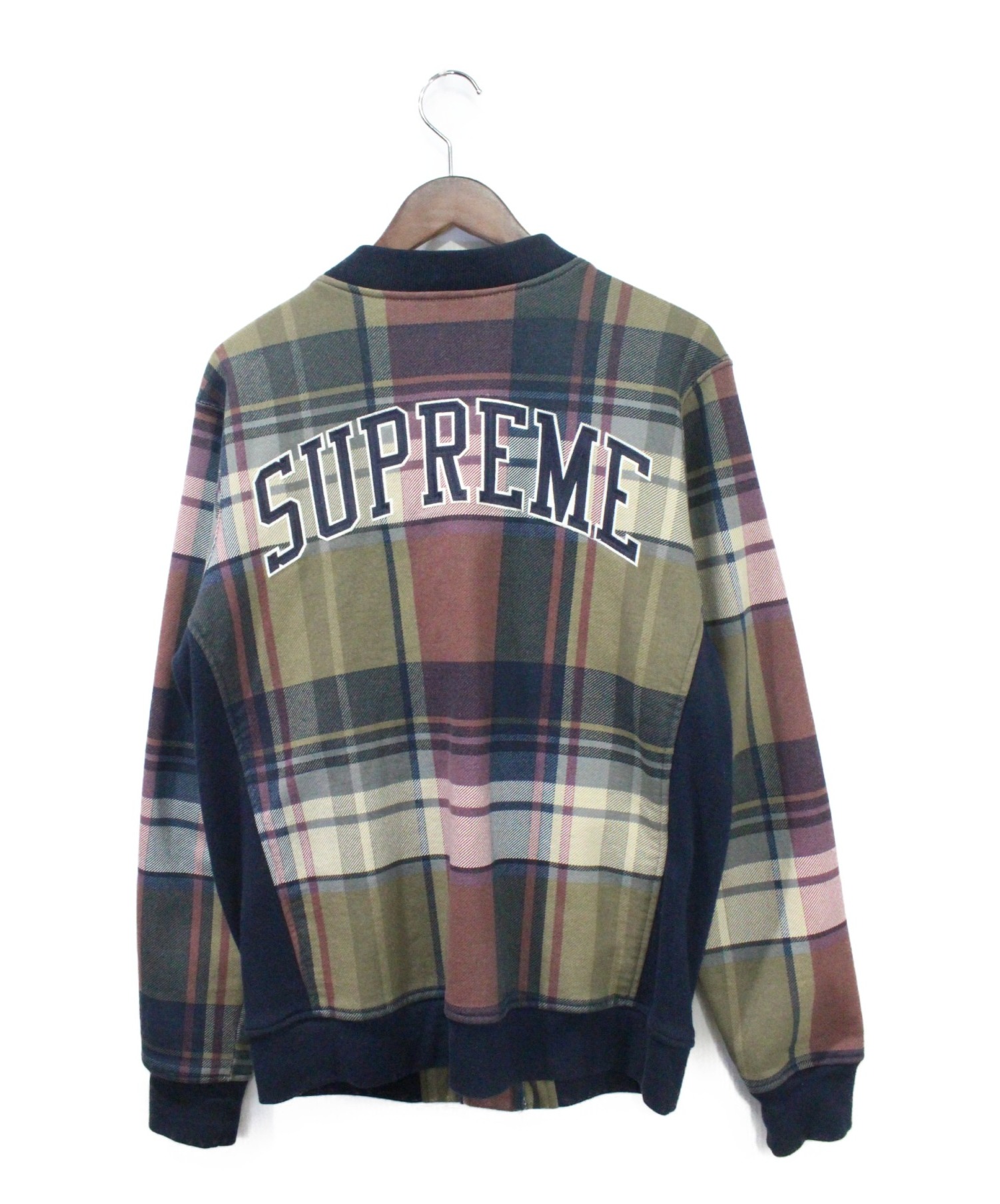 24H限定Supreme - ＳＵＰＲＥＭＥ Plaid Snap Front Sweatの通販 by ...