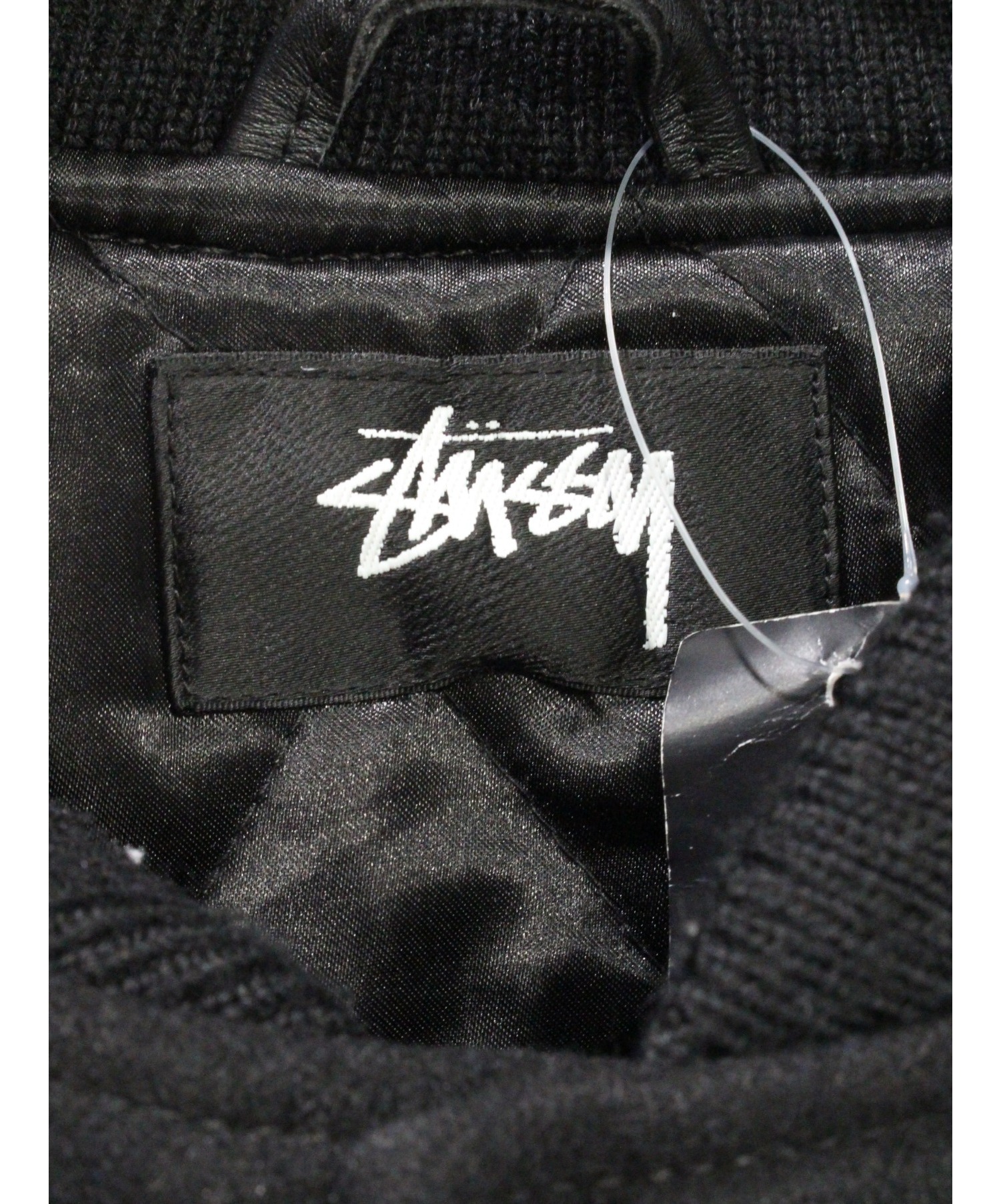 stussy (ステューシー) 40TH ANNIVERSARY IST VARSITY J ブラック サイズ:-(サイズタグ欠損)