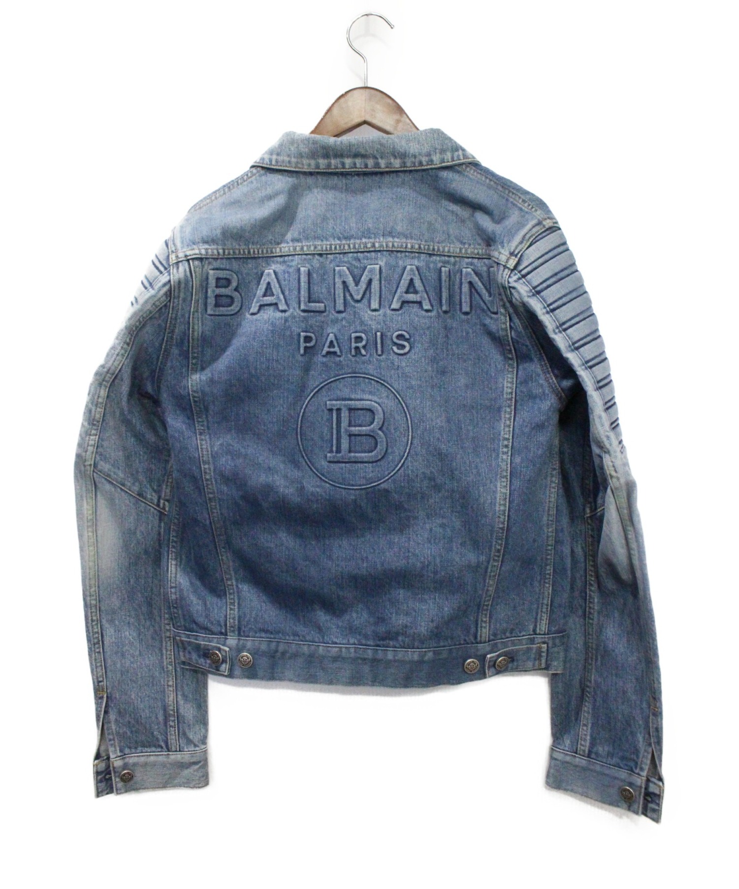 BALMAIN (バルマン) デニムジャケット インディゴ サイズ:48