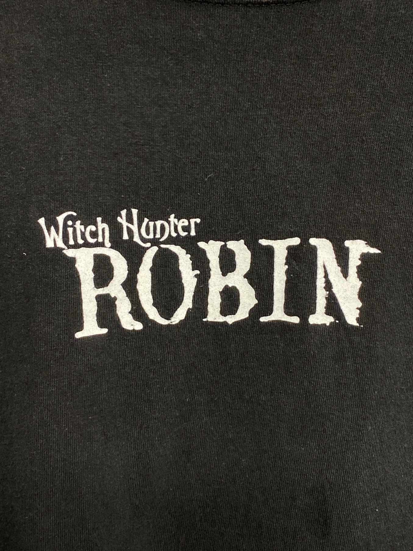 Witch Hunter Robin (ウイッチハンターロビン) ヴィンテージアニメTシャツ ブラック サイズ:XL