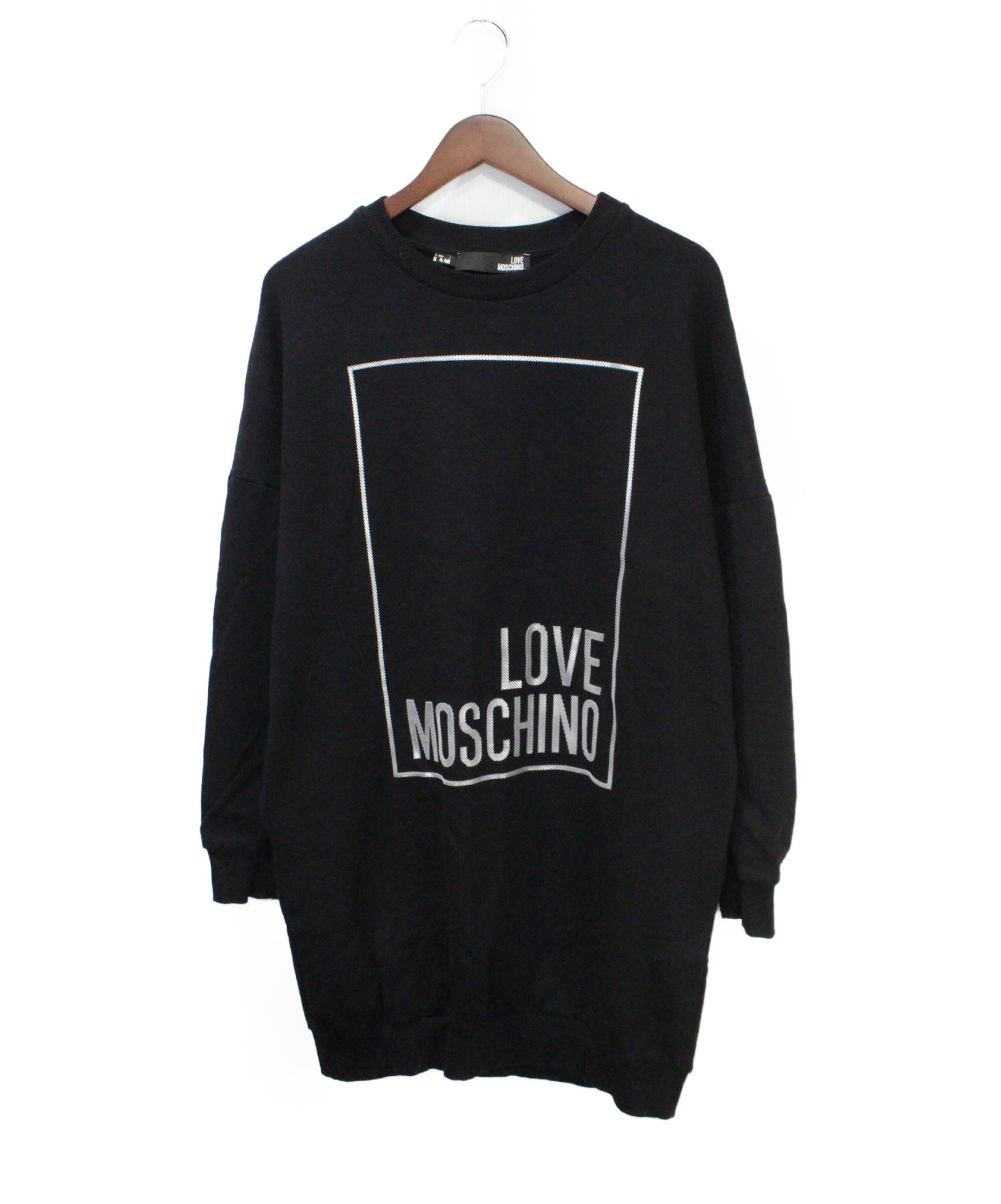 LOVE MOSCHINO (ラブ モスキーノ) スウェット ブラック サイズ:40