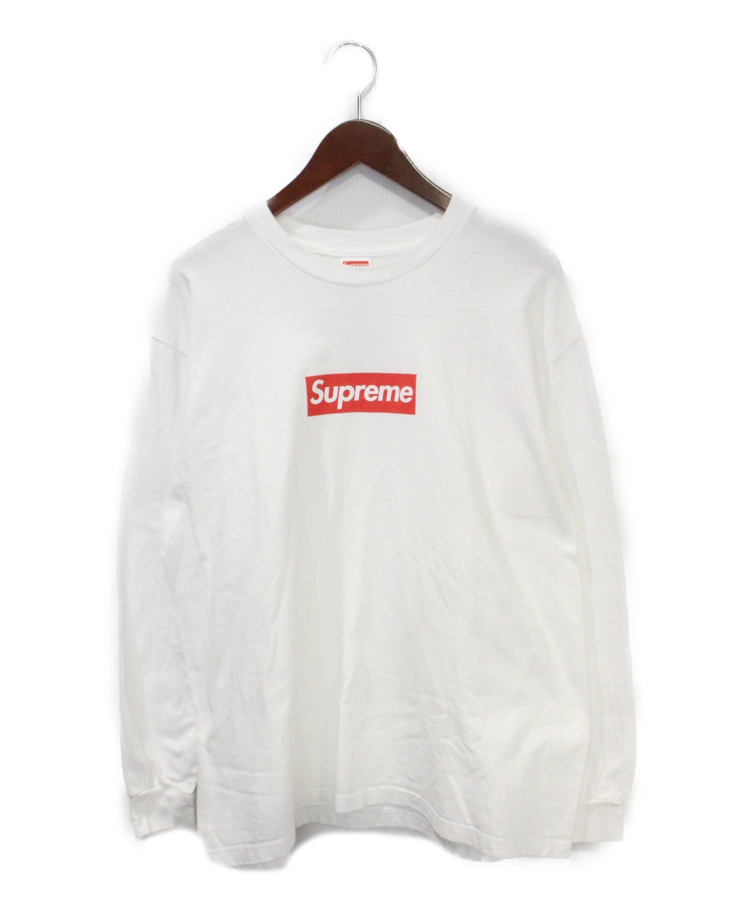 中古・古着通販】SUPREME (シュプリーム) BOX LOGO L/S TEE ホワイト