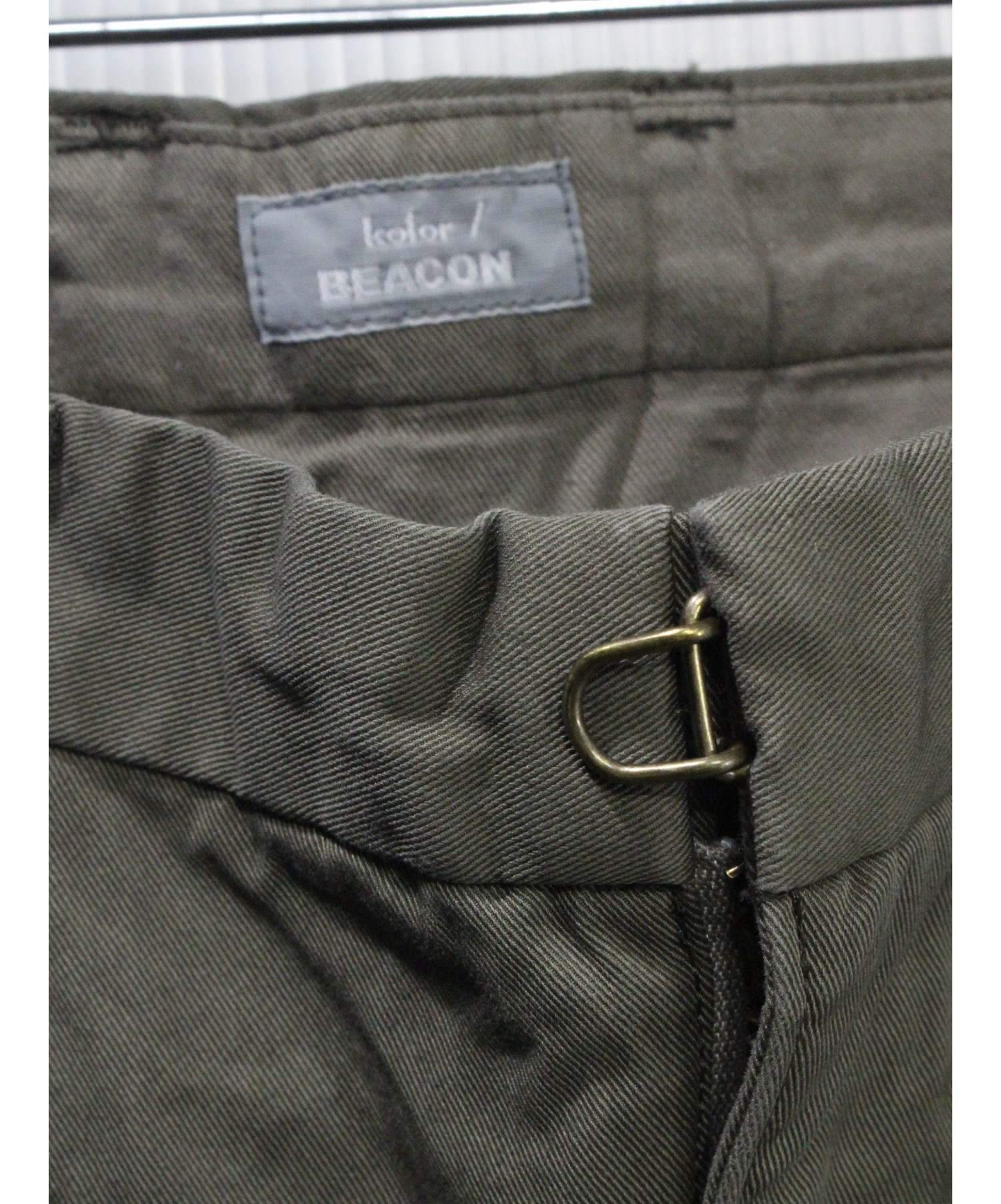 kolor/BEACON (カラービーコン) 20SS パッカリングパンツ カーキ サイズ:1