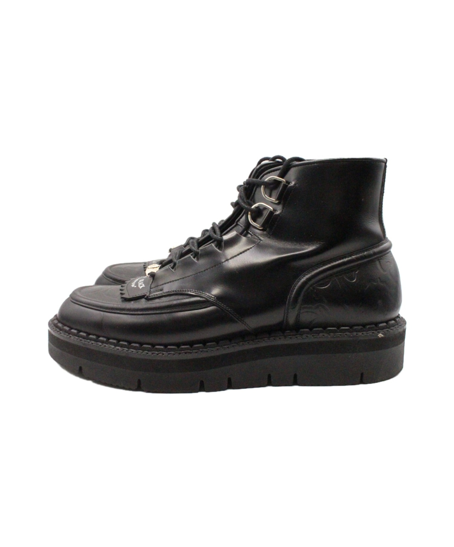 BAPE BLACK by A BATHING APE (ベイプ ブラック バイ アベイシングエイプ) CHAOS BOOTS ブラック サイズ:8