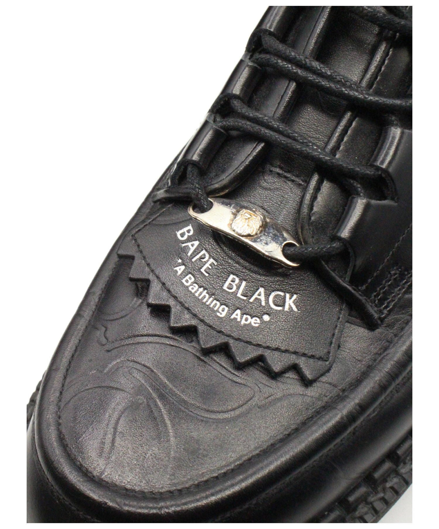 BAPE BLACK by A BATHING APE (ベイプ ブラック バイ アベイシングエイプ) CHAOS BOOTS ブラック サイズ:8