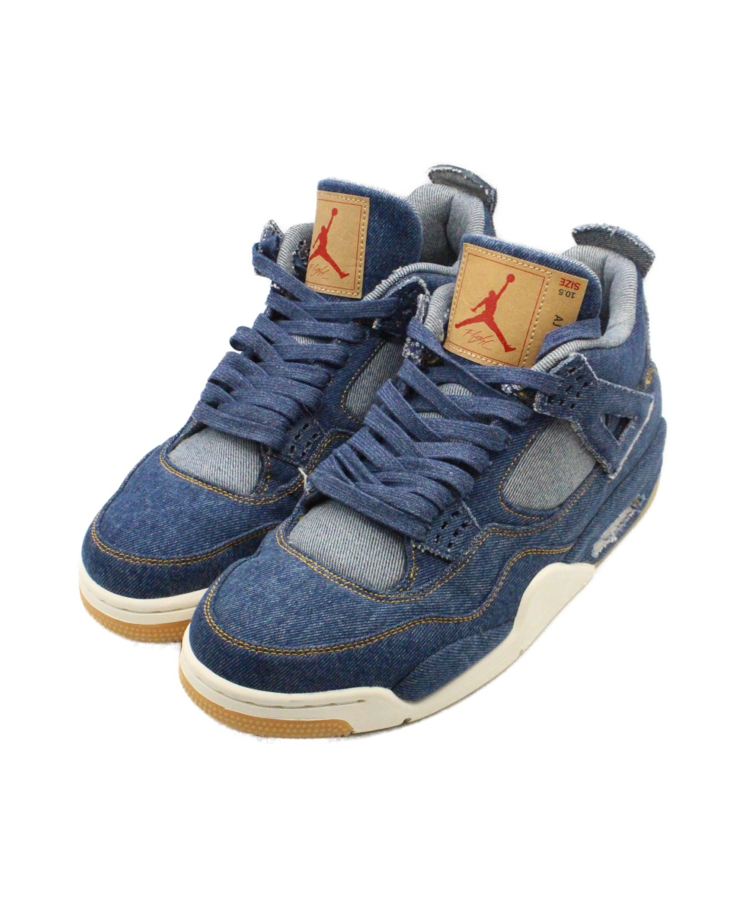 NIKE (ナイキ) AIR JORDAN 4 RETRO LEVIS NRG インディゴ サイズ:28.5cm