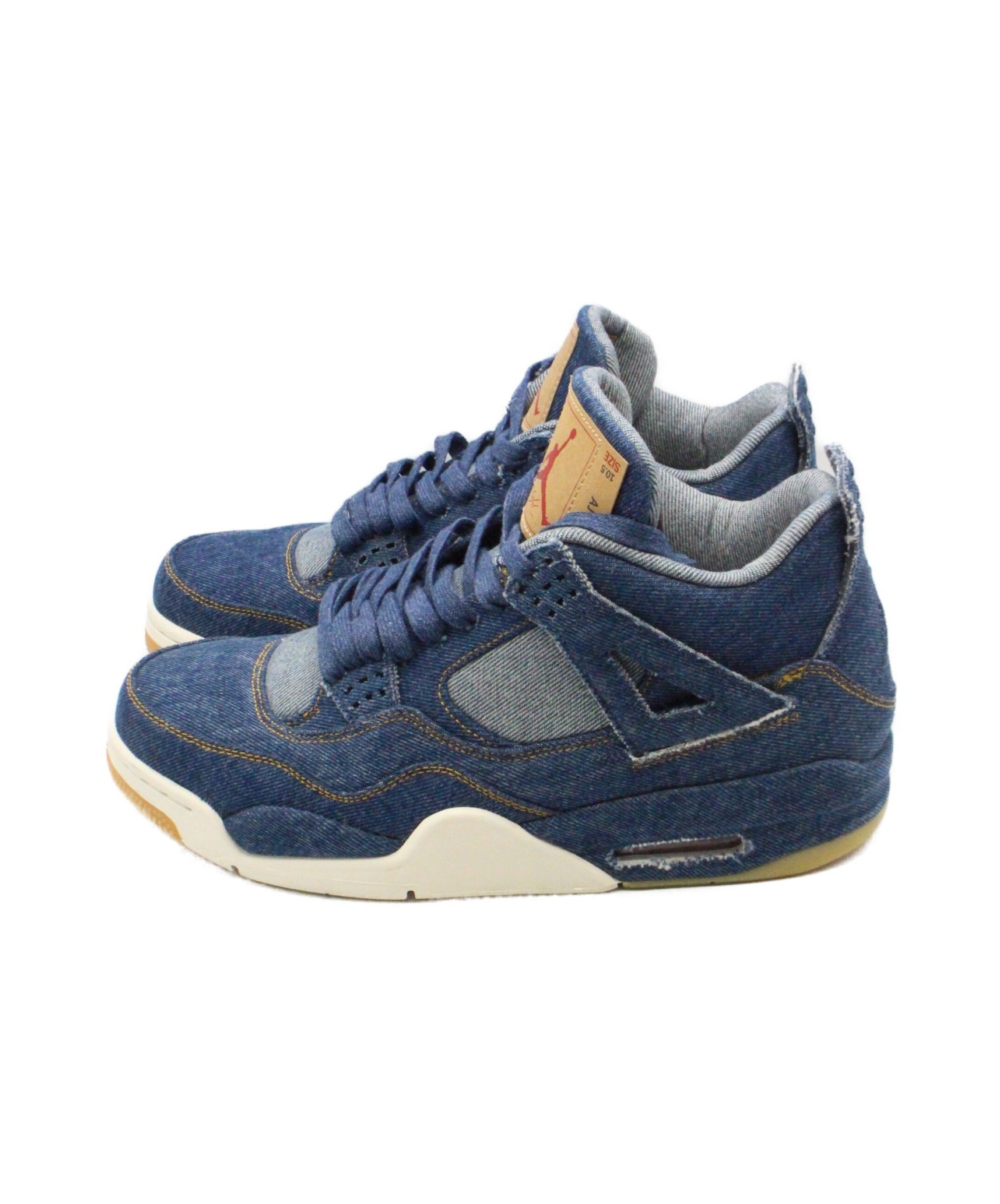 NIKE (ナイキ) AIR JORDAN 4 RETRO LEVIS NRG インディゴ サイズ:28.5cm