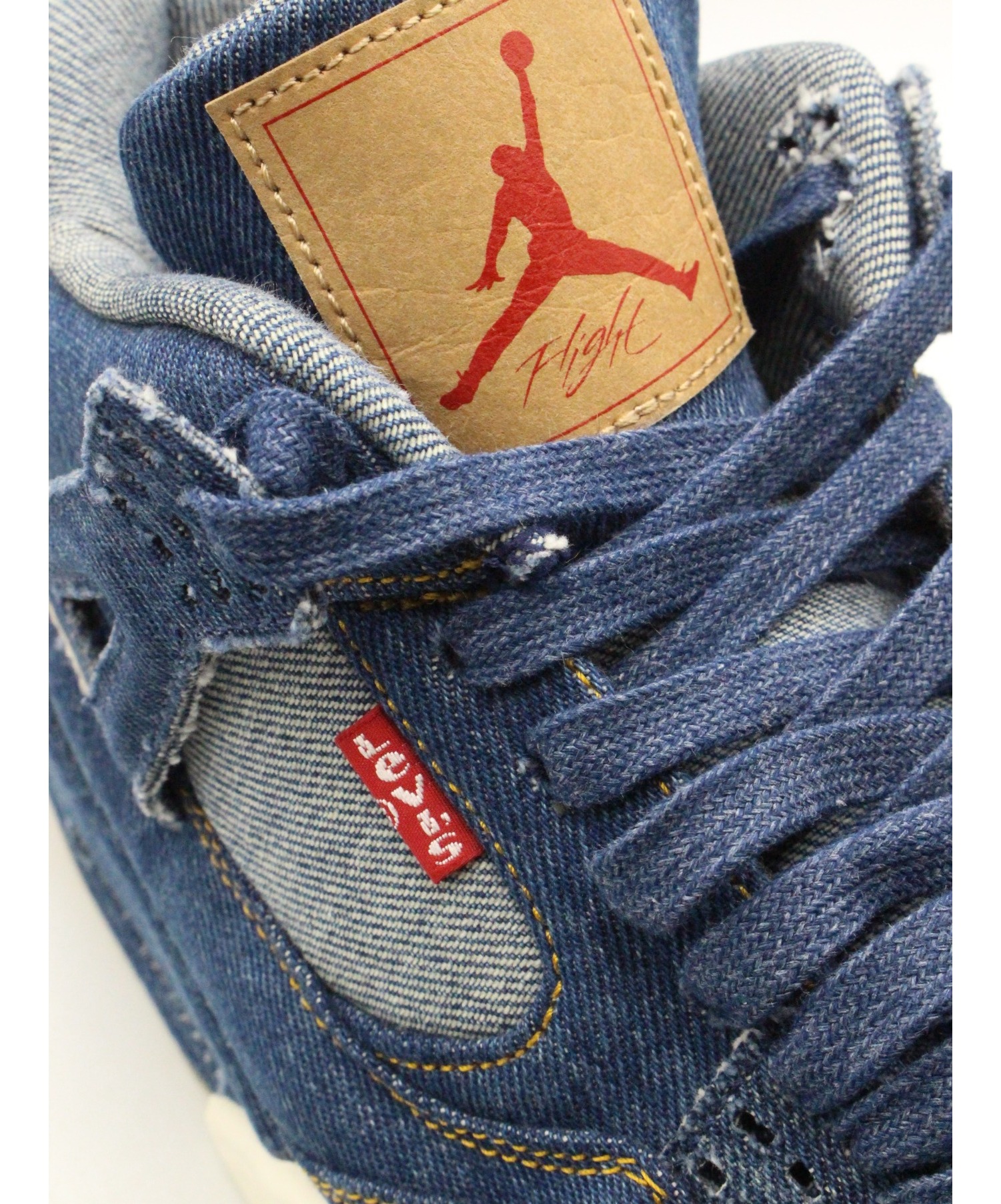 NIKE (ナイキ) AIR JORDAN 4 RETRO LEVIS NRG インディゴ サイズ:28.5cm