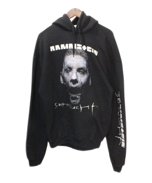 中古・古着通販】VETEMENTS (ヴェトモン) RAMMSTEIN HOODIE ブラック