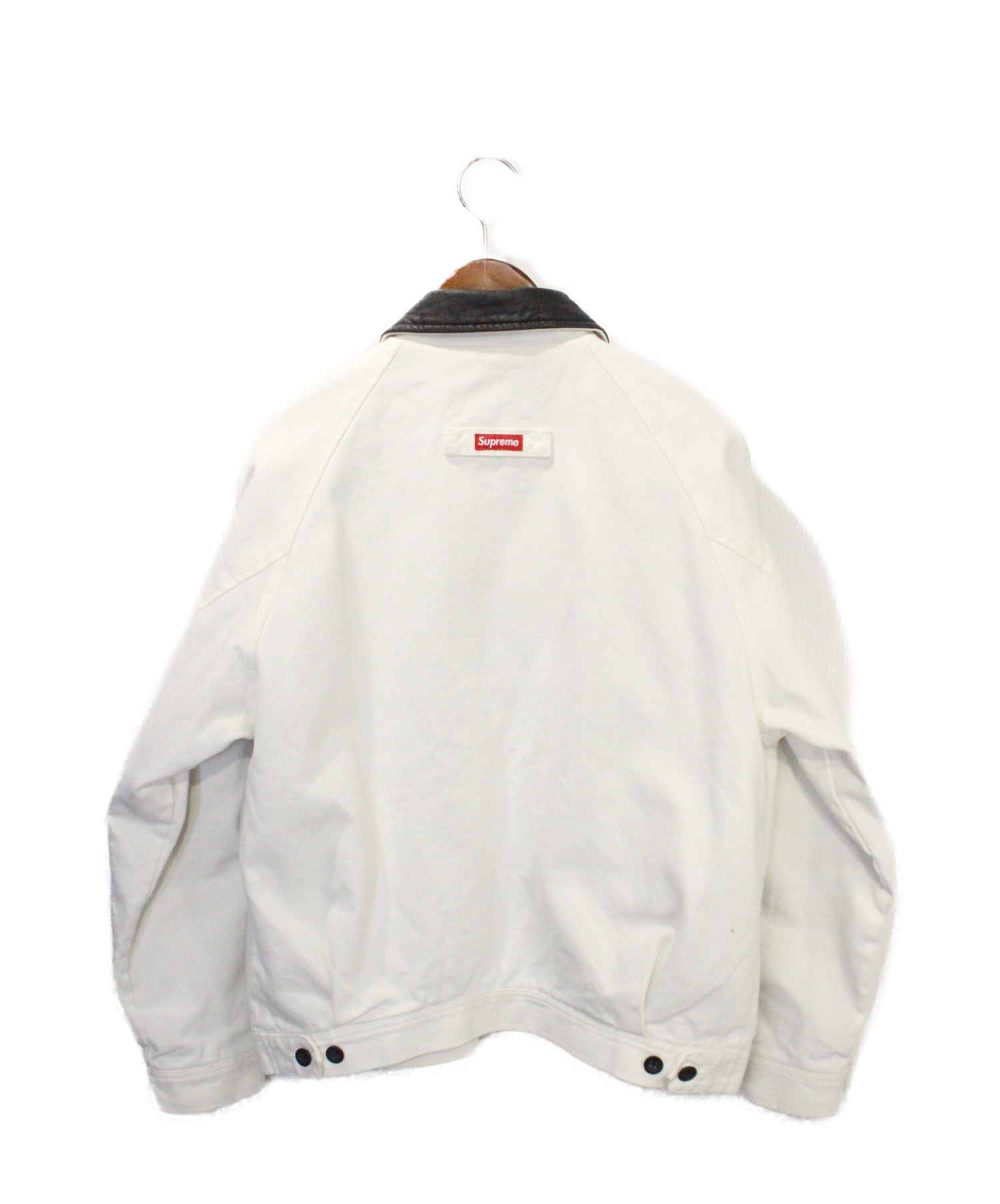 中古・古着通販】SUPREME (シュプリーム) Leather Collar Work Jacket