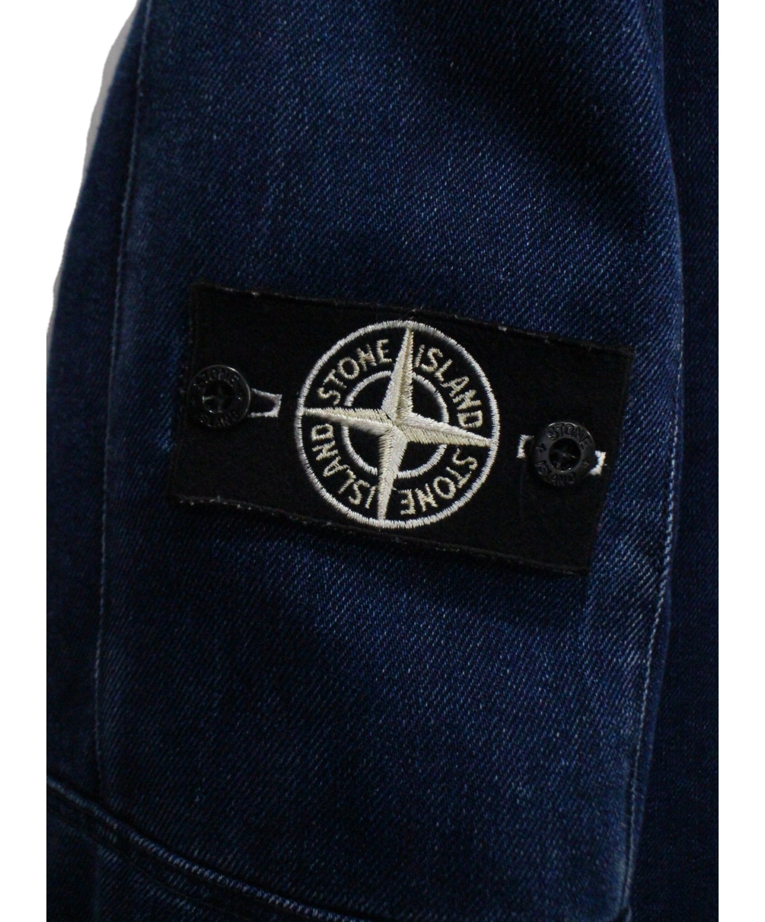 STONE ISLAND (ストーンアイランド) Polypropylene Denim Jacket インディゴ サイズ:Ｌ