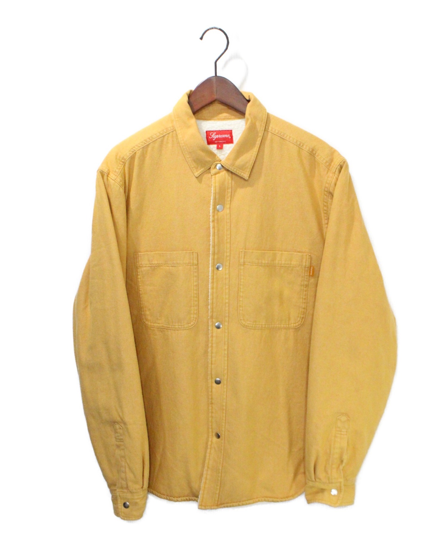 Lサイズ supreme Sherpa Lined Denim Shirt