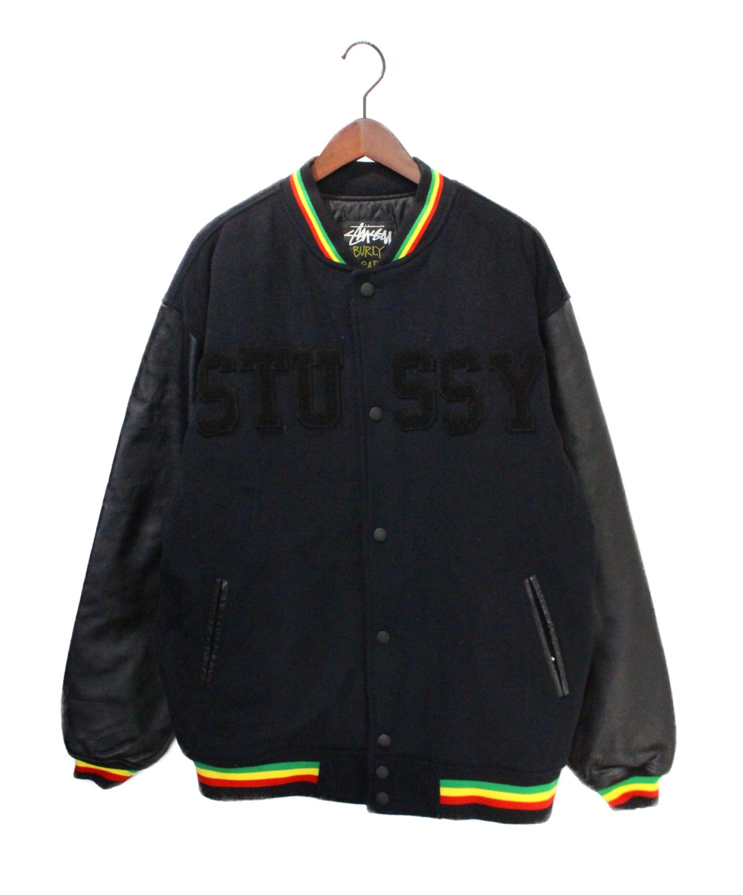 stussy (ステューシー) 2004 STUSSY MASTERPIECE RASTA ブラック サイズ:XL