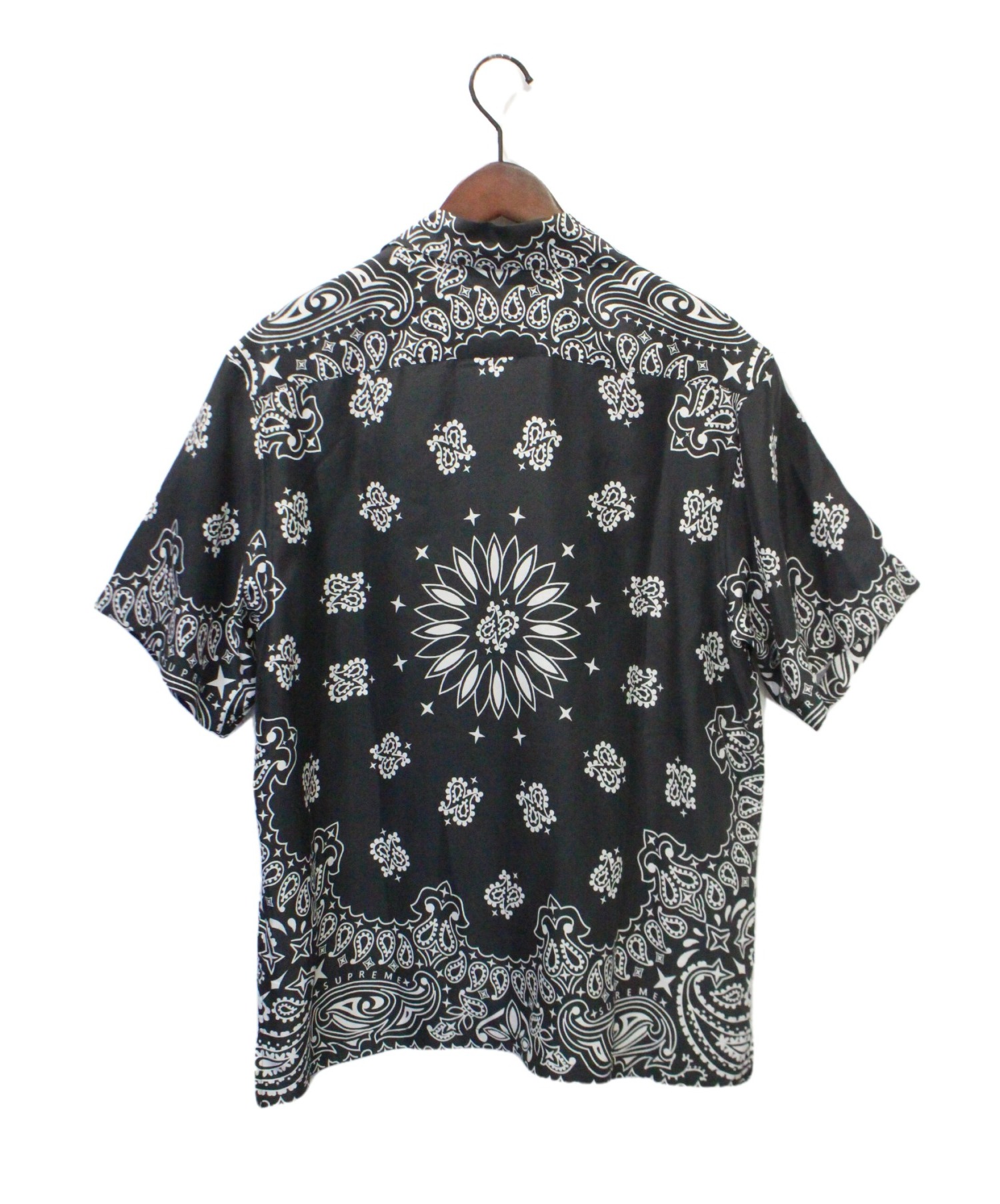 Supreme Bandana Silk Shirt Black M