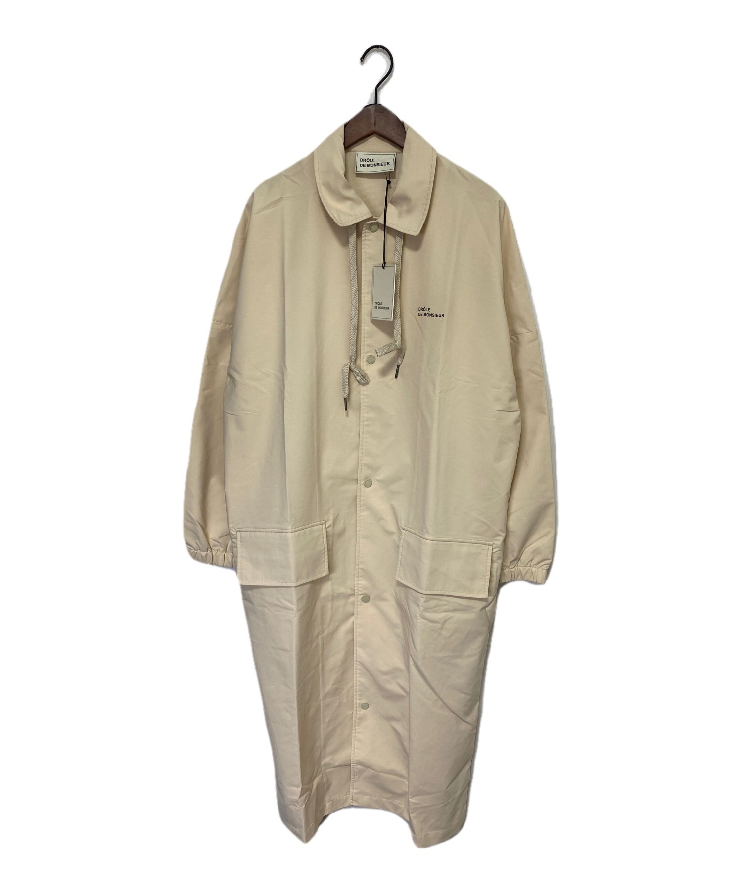 DROLE DE MONSIEUR (ドロール ド ムッシュ) COLLARED NFPM RAINCOAT ベージュ サイズ:Ｍ