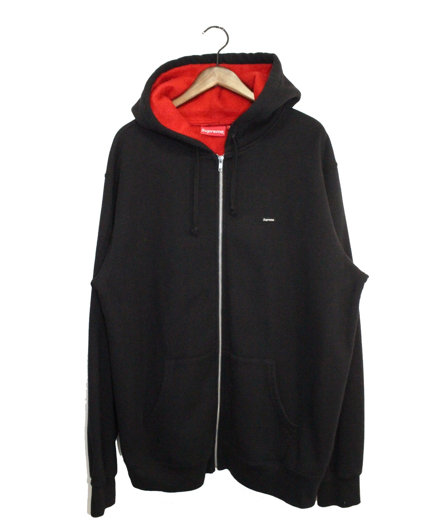 SUPREME (シュプリーム) Small Box Logo Zip Up Hoodie ブラック サイズ:XL