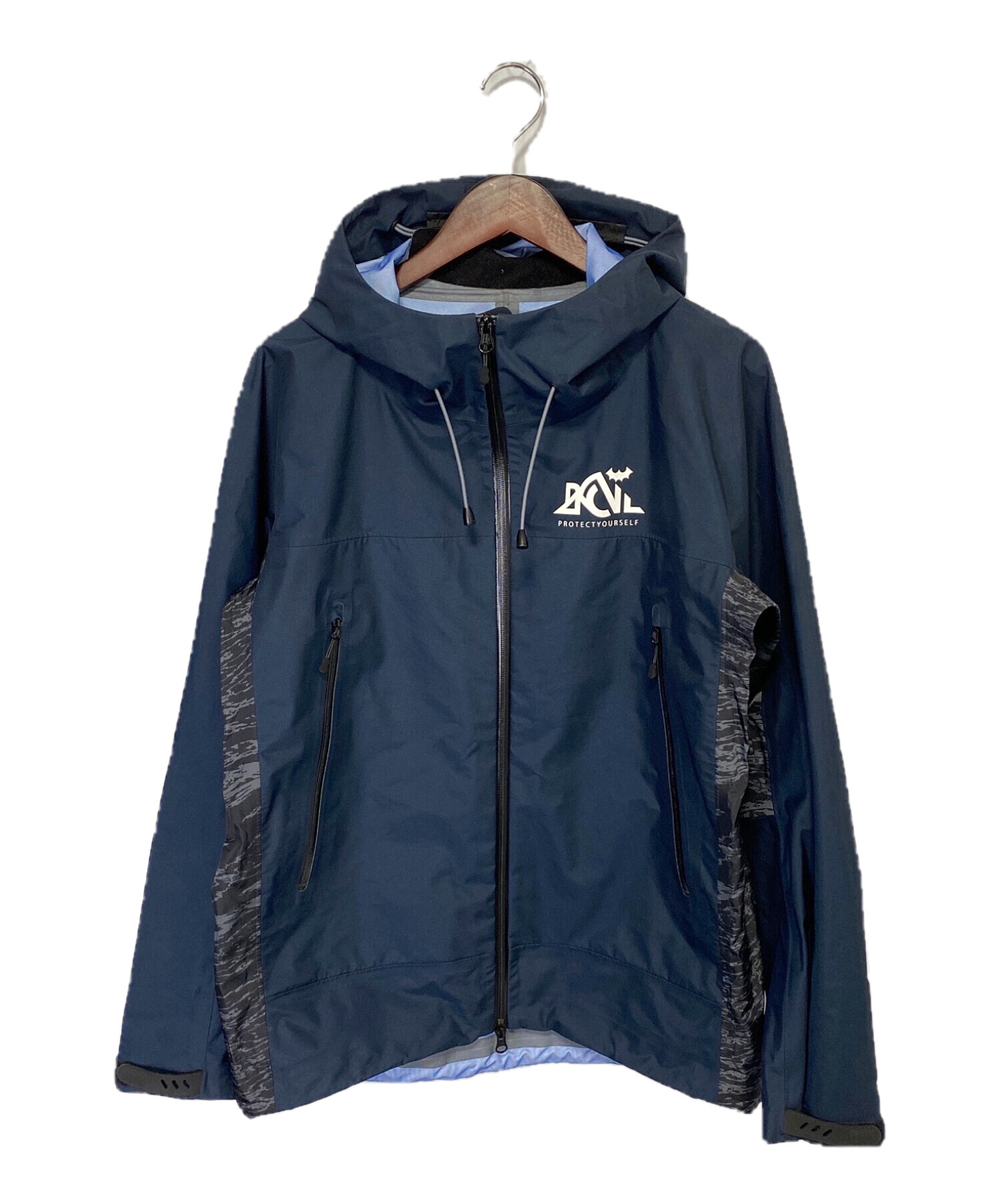 中古・古着通販】BACK CHANNEL (バックチャンネル) NYLON 3LAYER MOUNTAIN PARKA ネイビー  サイズ:M｜ブランド・古着通販 トレファク公式【TREFAC FASHION】スマホサイト