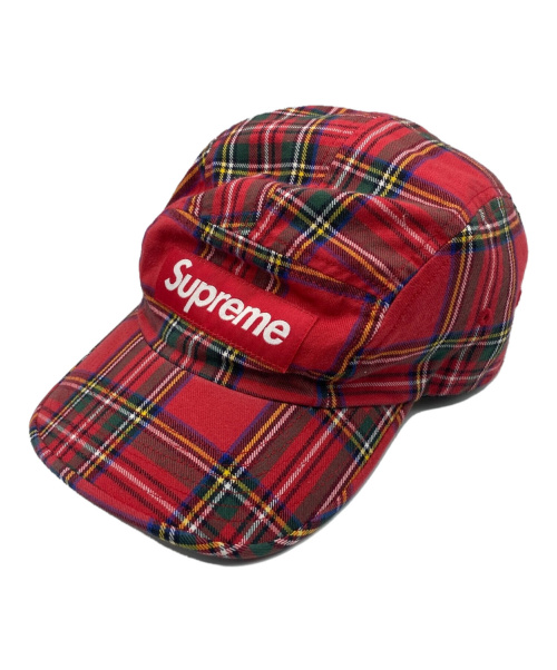 中古・古着通販】SUPREME (シュプリーム) チェックキャンプキャップ レッド サイズ:-｜ブランド・古着通販 トレファク公式【TREFAC  FASHION】スマホサイト