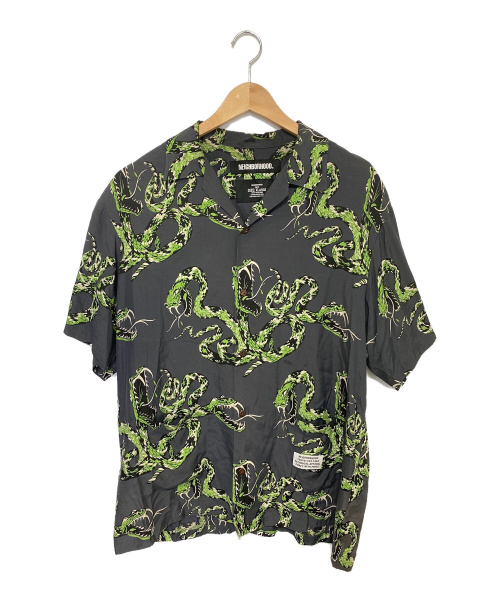 中古・古着通販】NEIGHBORHOOD (ネイバーフッド) ALOHA.RATTLESNAKE/R-SHIRT.SS ブラック×グリーン  サイズ:XL｜ブランド・古着通販 トレファク公式【TREFAC FASHION】スマホサイト