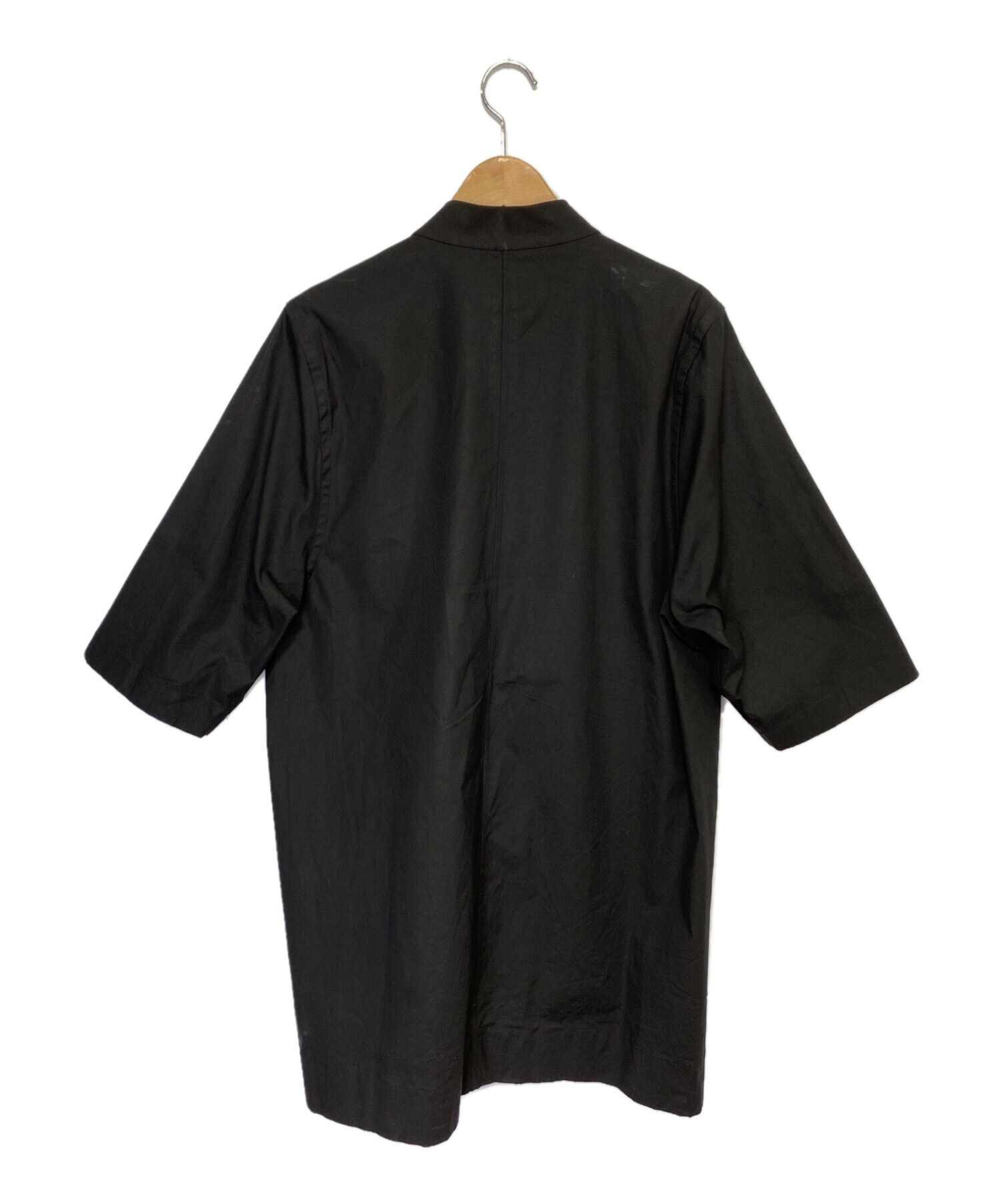 RICK OWENS (リックオウエンス) FAUN SHIRT ブラック サイズ:46