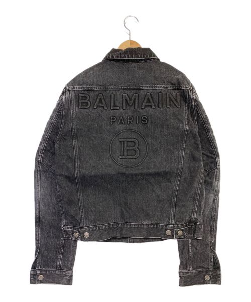 【中古・古着通販】BALMAIN (バルマン) エンボスロゴ バイカー 