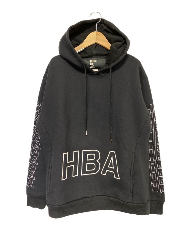 中古・古着通販】Hood By Air (フッドバイエアー) HBA ロゴ パーカー ブラック サイズ:Ｍ｜ブランド・古着通販  トレファク公式【TREFAC FASHION】スマホサイト