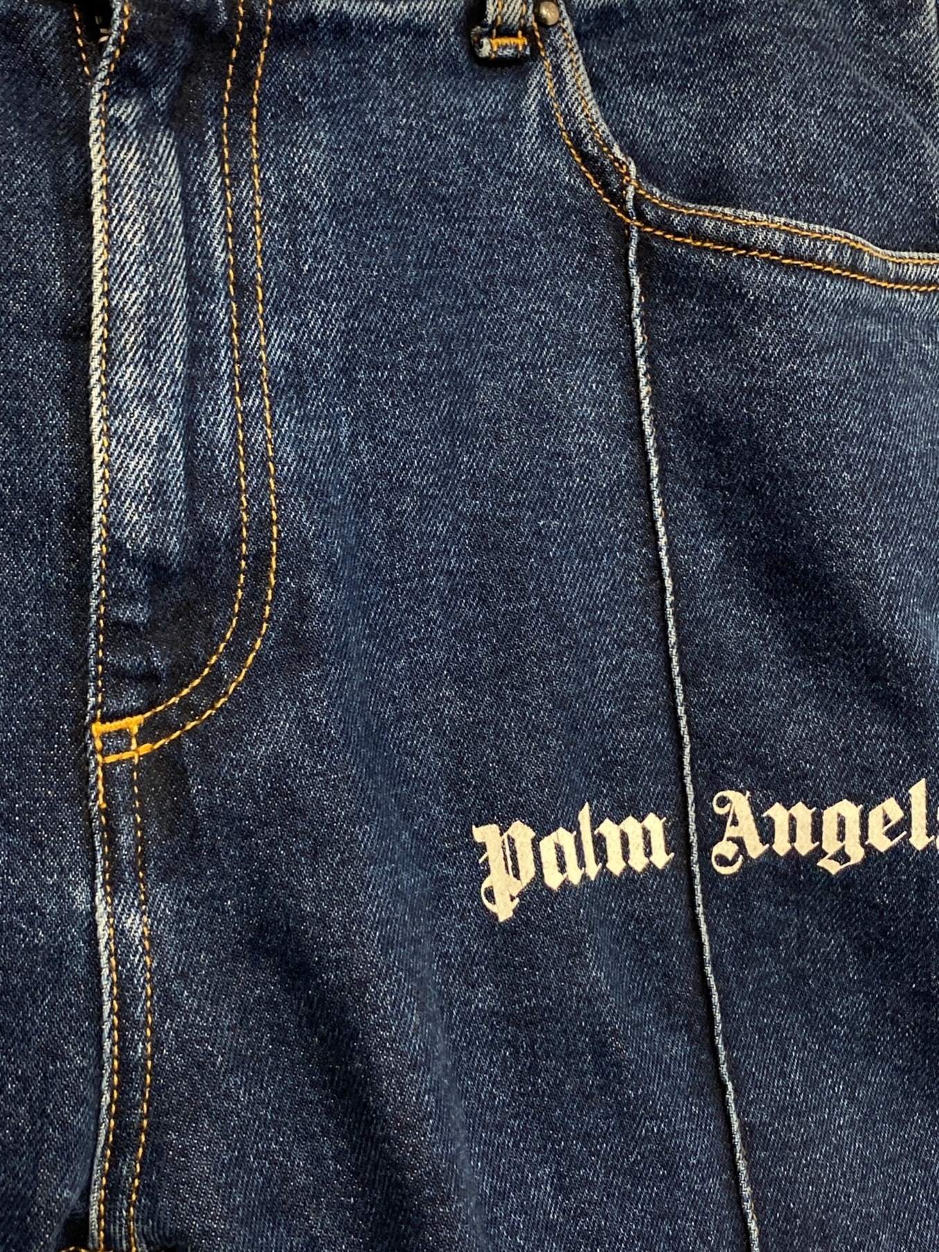 Palm Angels (パームエンジェルス) Relaxed Fit Jeans インディゴ サイズ:28