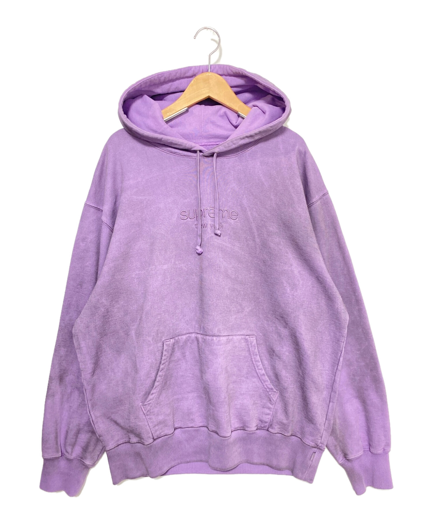 SUPREME (シュプリーム) Spray Hooded Sweatshirt ラベンダー サイズ:M