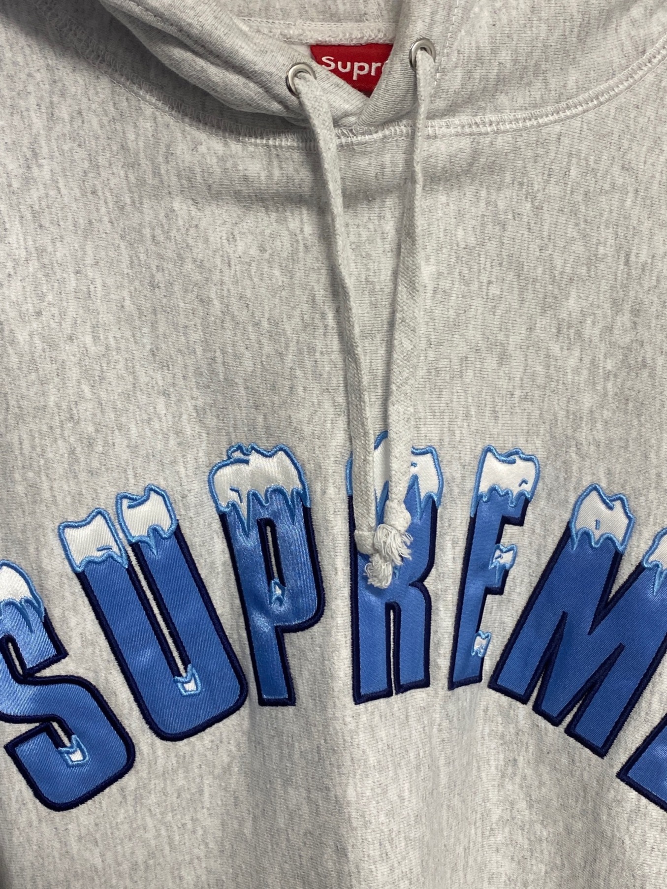 SUPREME (シュプリーム) Icy Arc Hooded Sweatshirt グレー サイズ:Ｌ