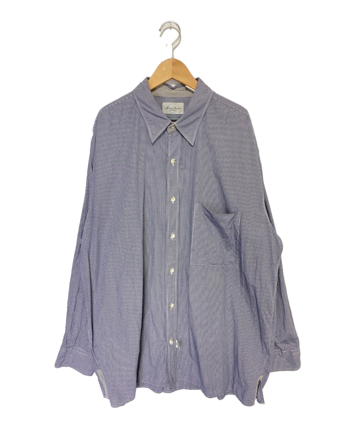 marvine pontiak shirt makers オープンカラーシャツ - ファッション