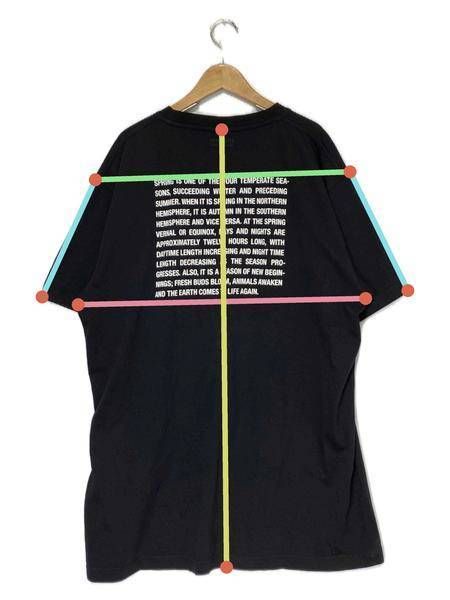 中古・古着通販】VETEMENTS (ヴェトモン) FOUR SEASONS リミテッド SPRING Tシャツ ブラック  サイズ:XL｜ブランド・古着通販 トレファク公式【TREFAC FASHION】スマホサイト