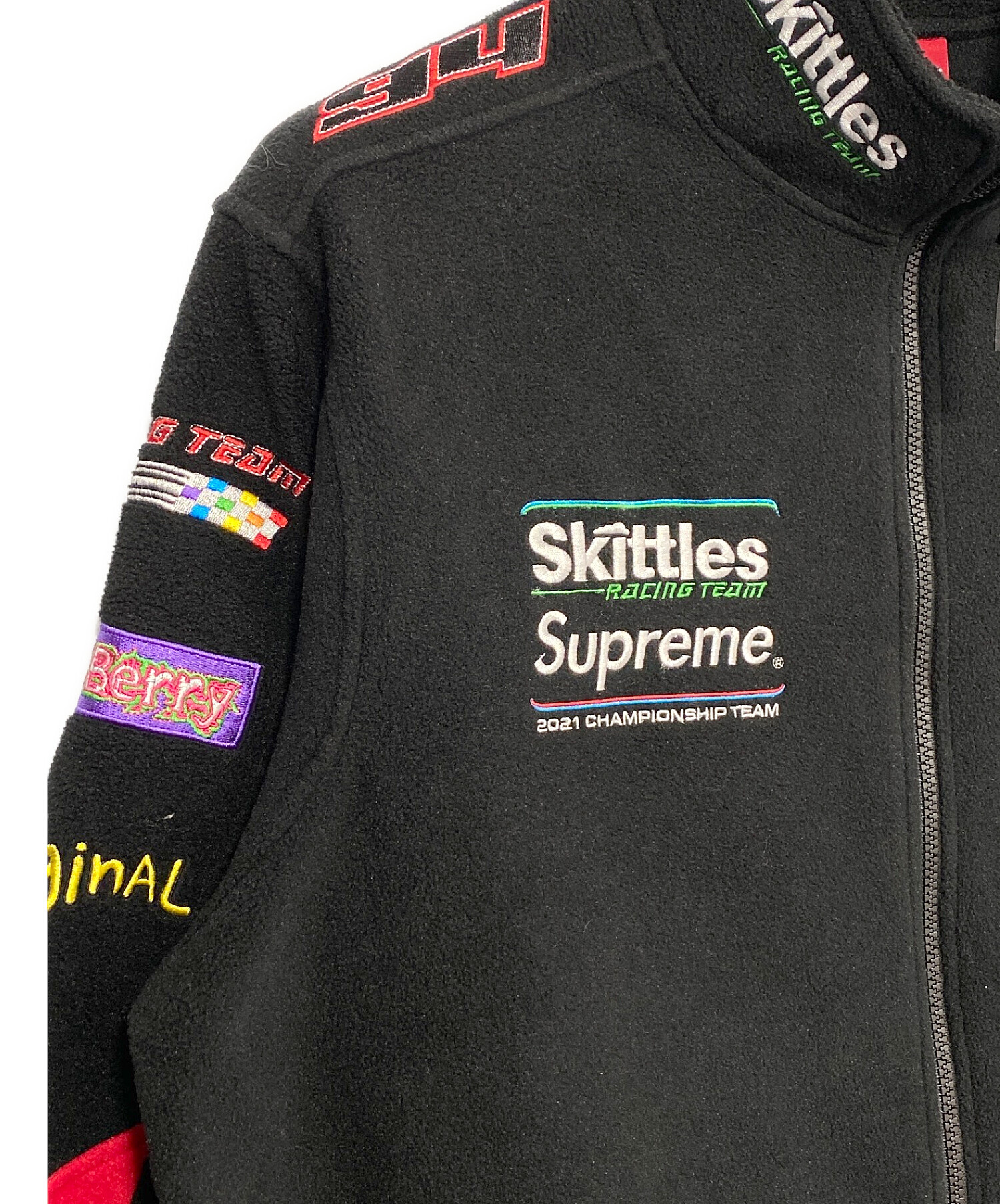 SUPREME (シュプリーム) Skittles Polartec Jacket ブラック サイズ:XL 未使用品