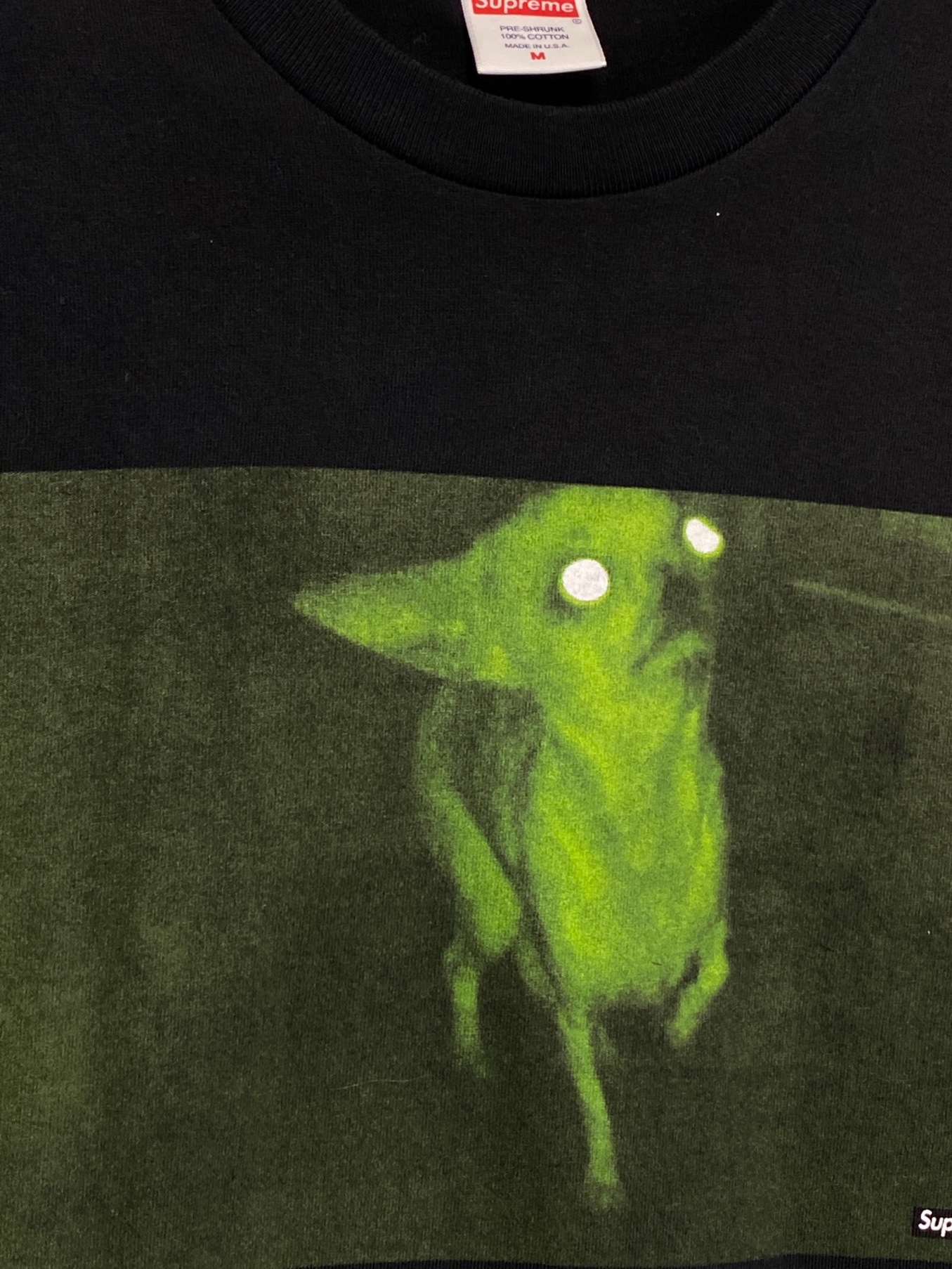 SUPREME (シュプリーム) 18AW Chris Cunningham Chihuahua Tee ブラック サイズ:M