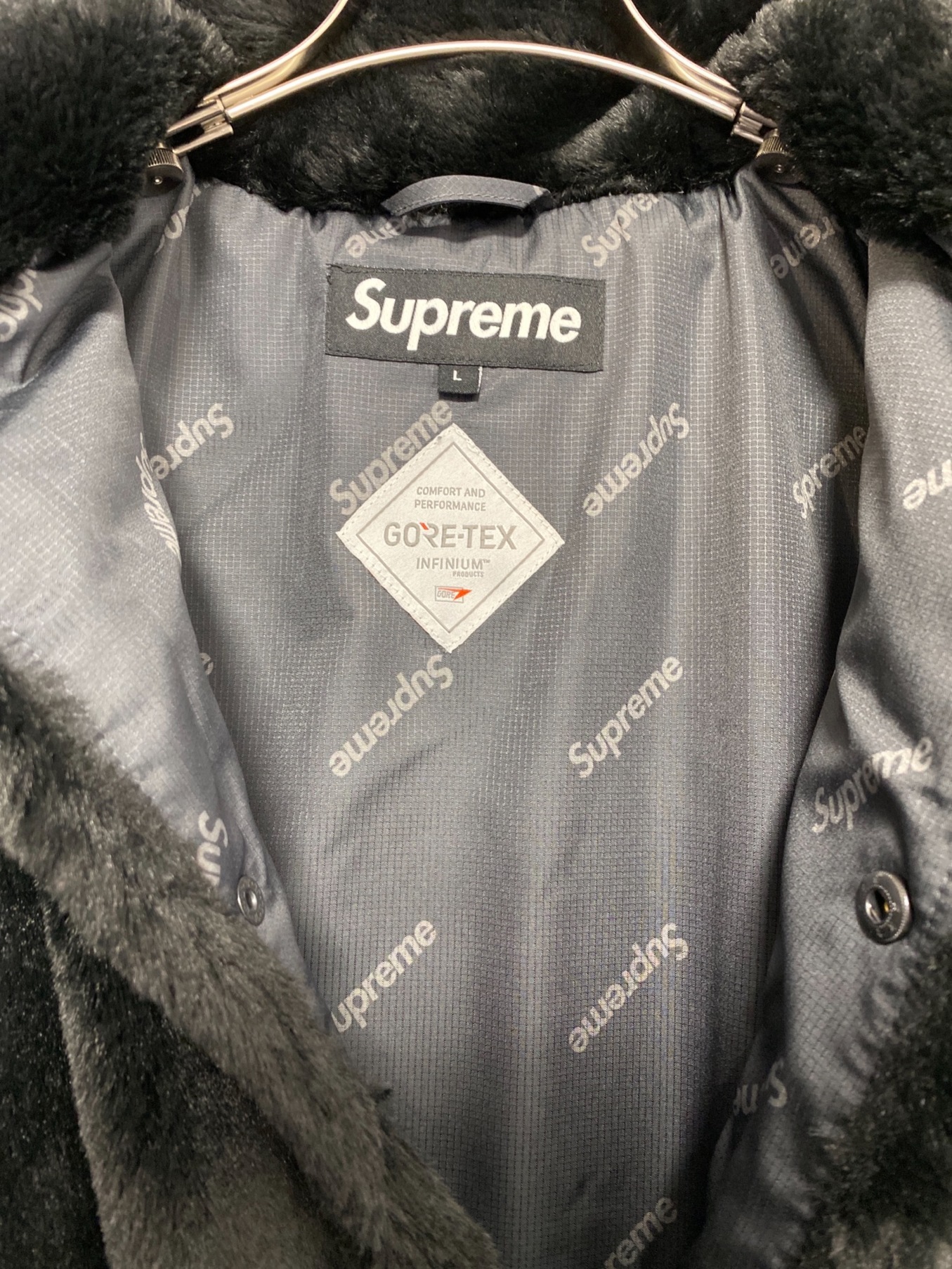 中古・古着通販】SUPREME (シュプリーム) 2-Tone Faux Fur Shop Coat