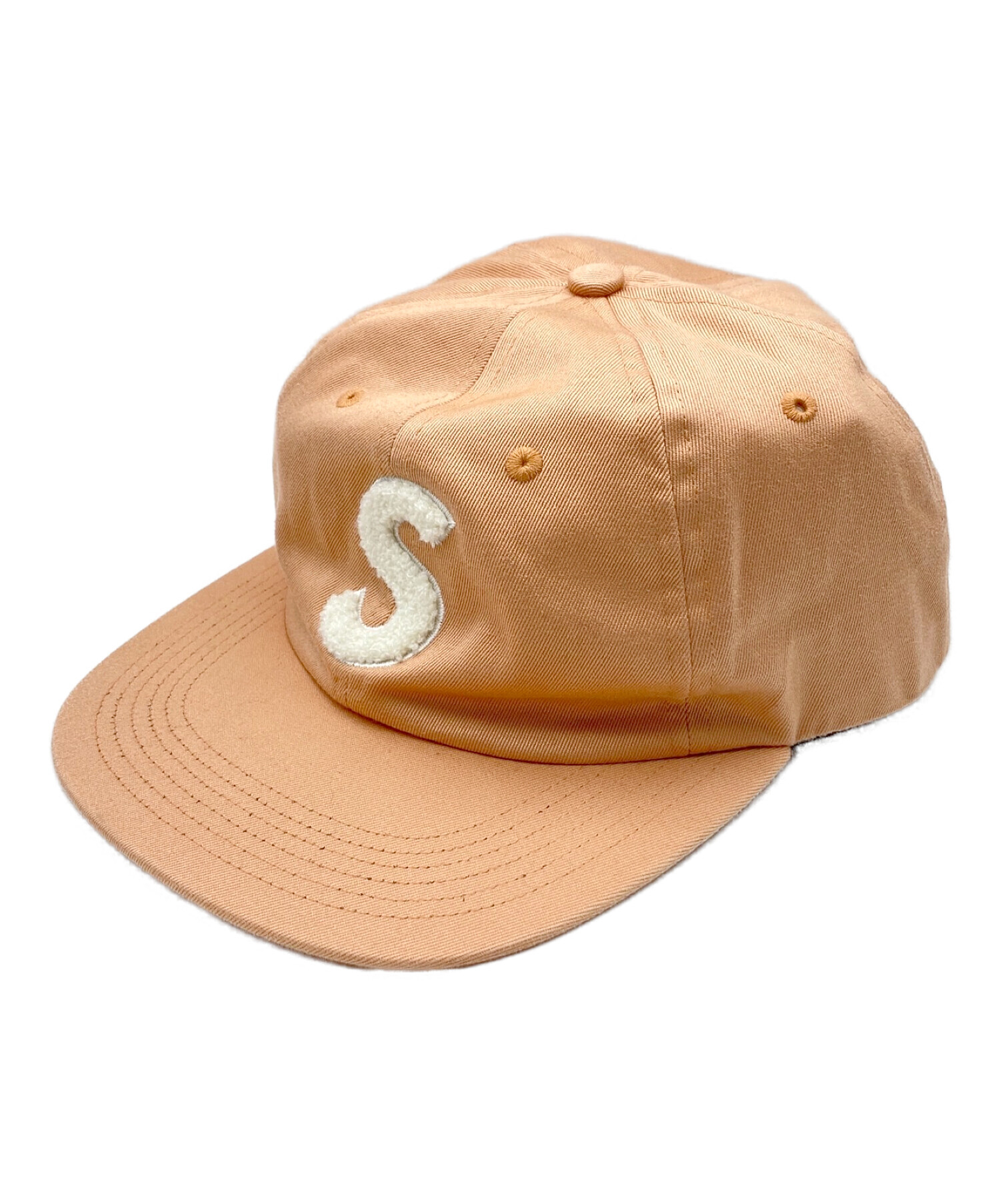 SUPREME (シュプリーム) Chenille S Logo 6-Panel オレンジ