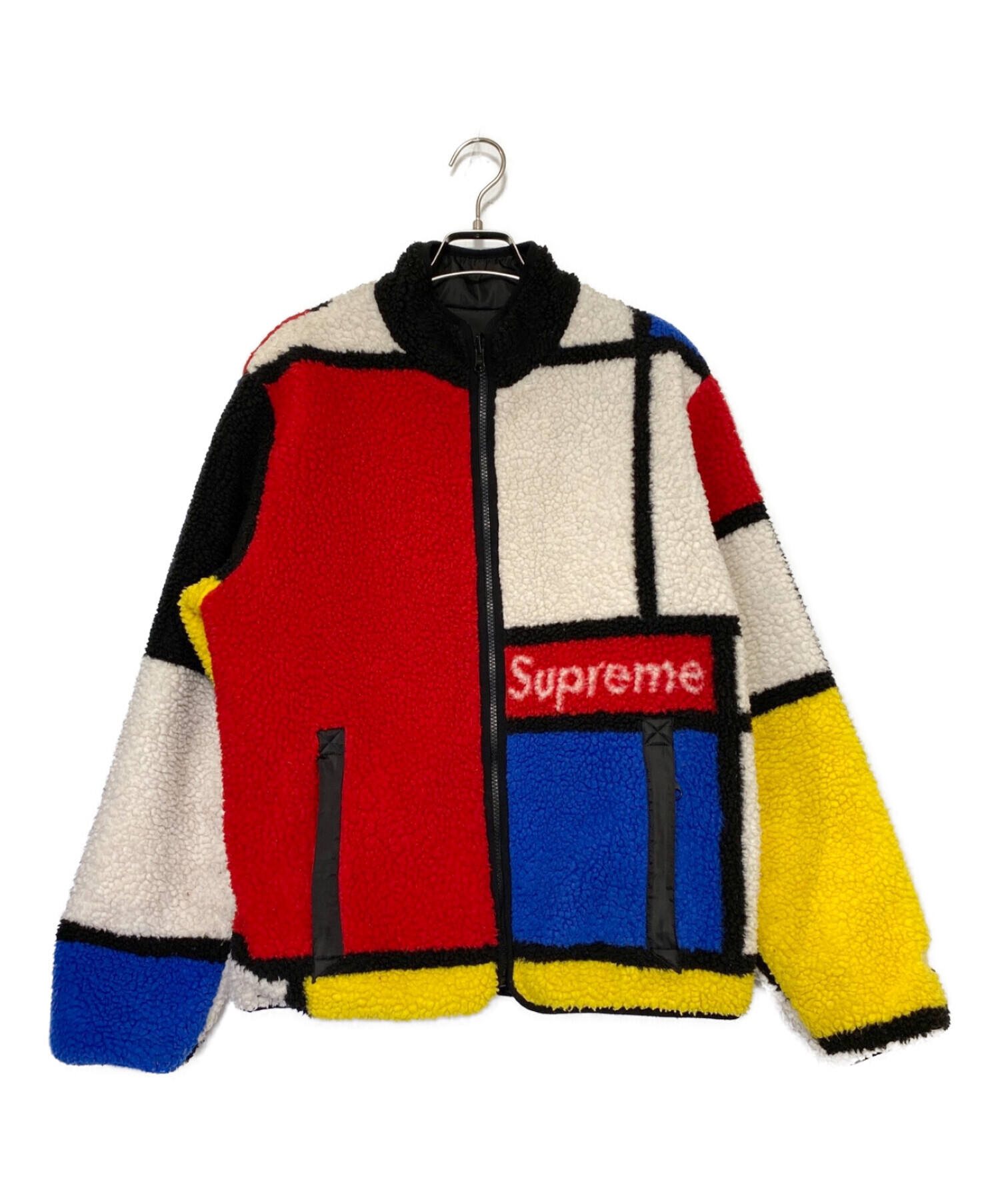 SUPREME (シュプリーム) Reversible Colorblocked Fleece Jacket マルチ サイズ:M