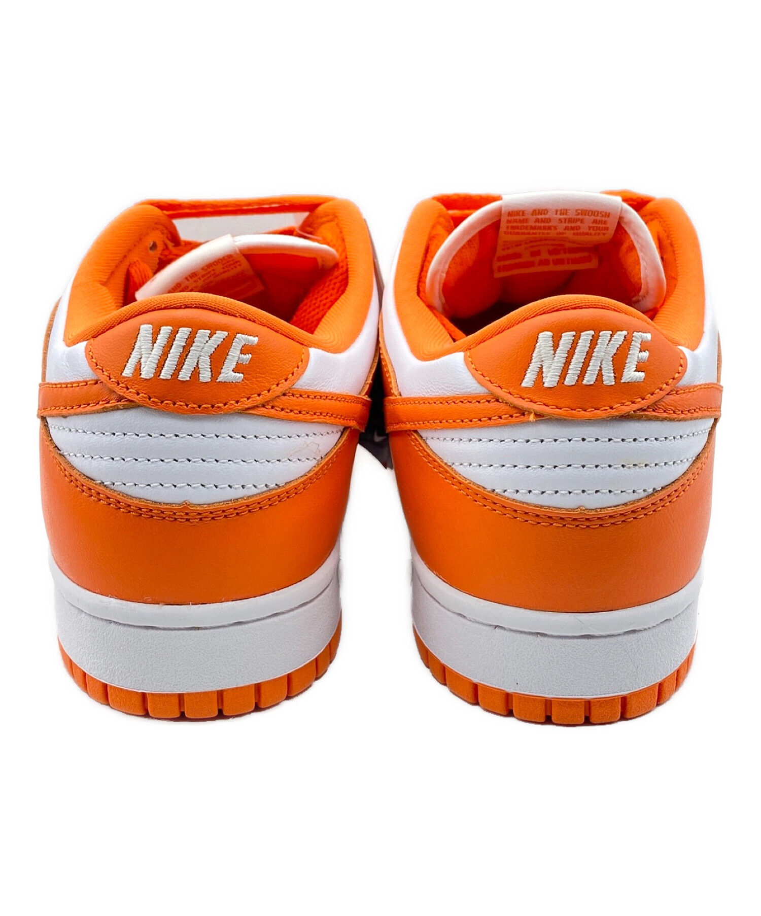 NIKE (ナイキ) NIKE DUNK LOW SP SYRACUSE ホワイト×オレンジ サイズ:27cm(US9) 未使用品